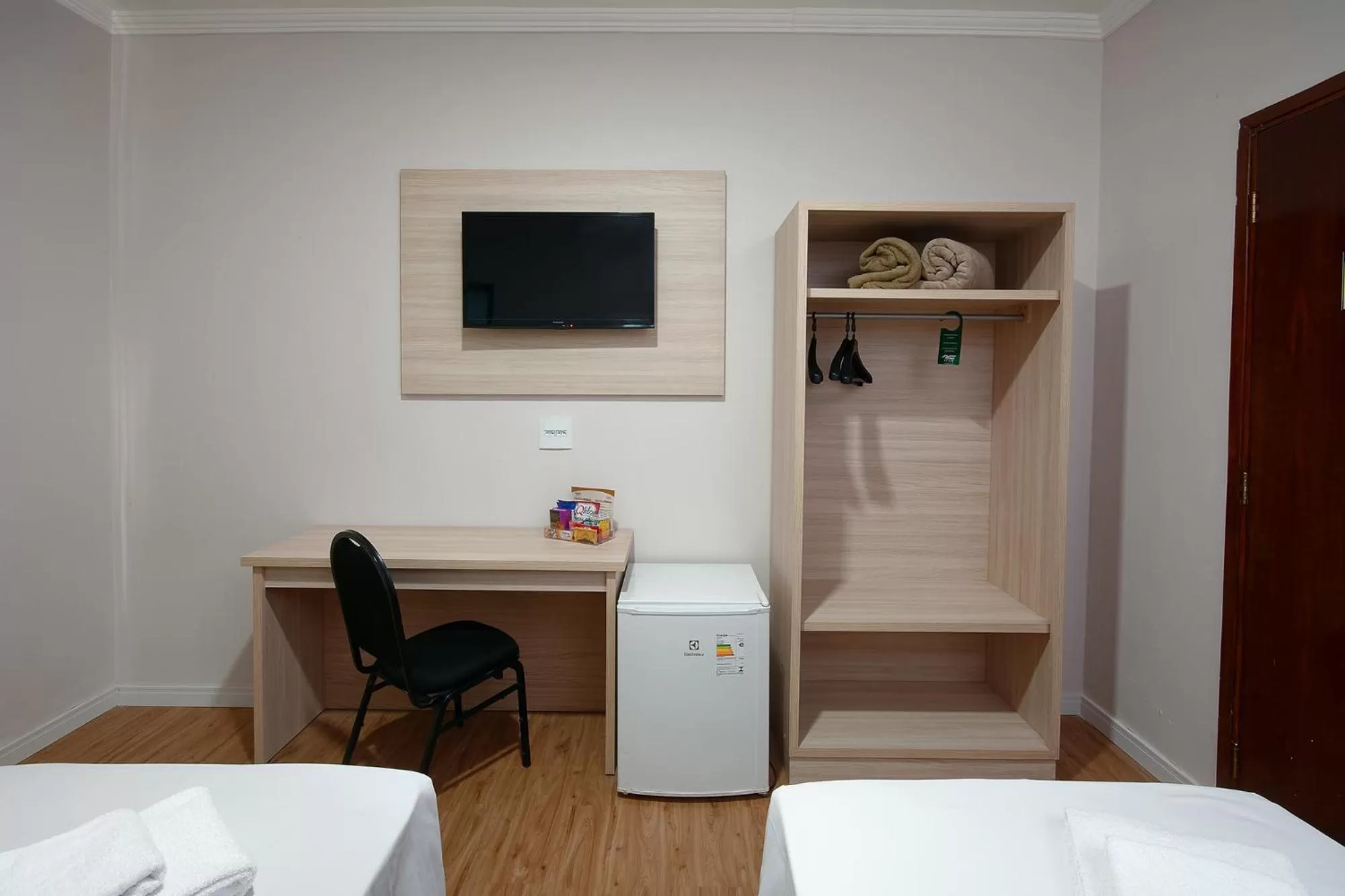 Bed in Fênix Hotel Campinas