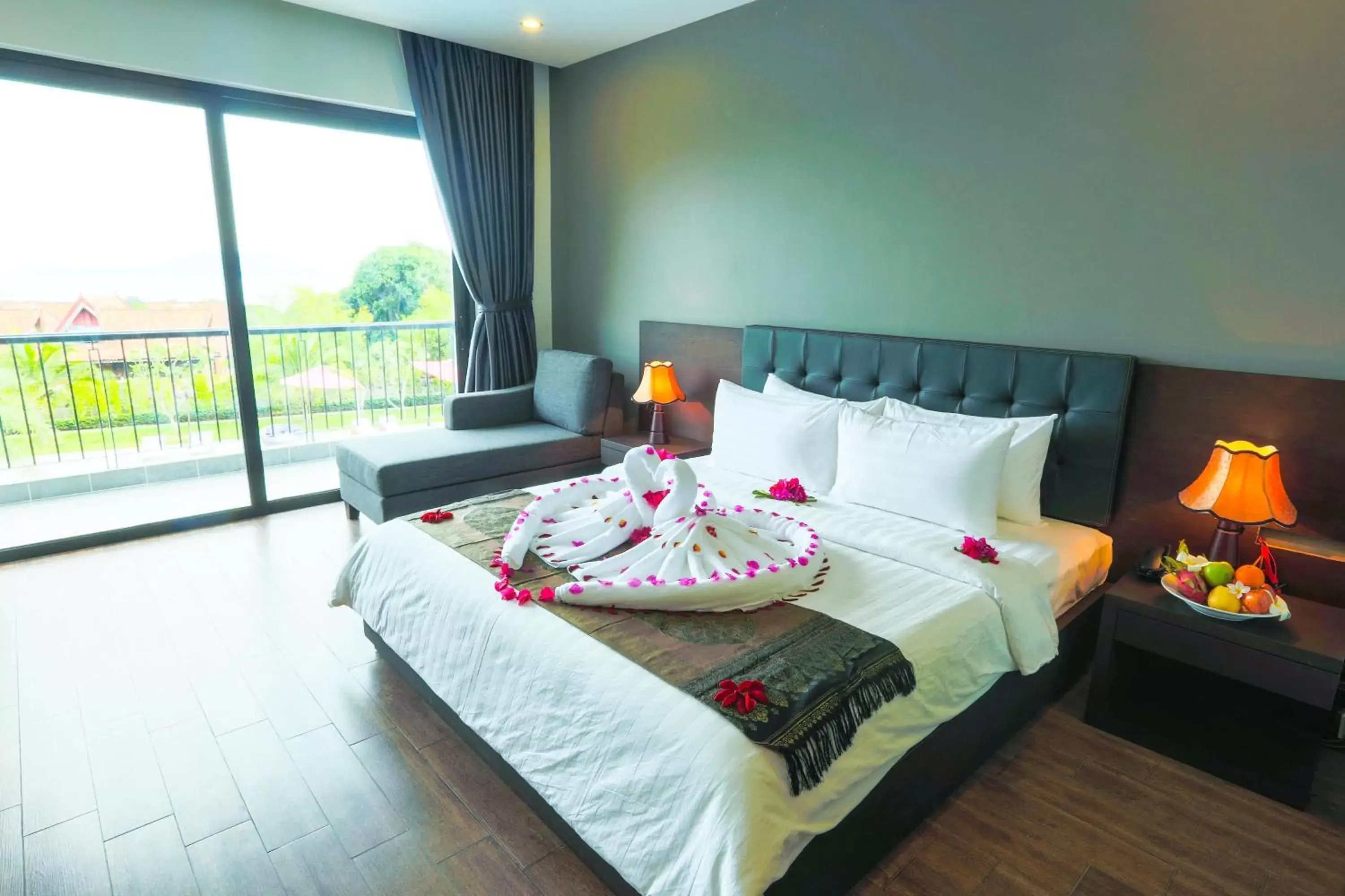 Bed in KEP BAY HOTEL & RESORT