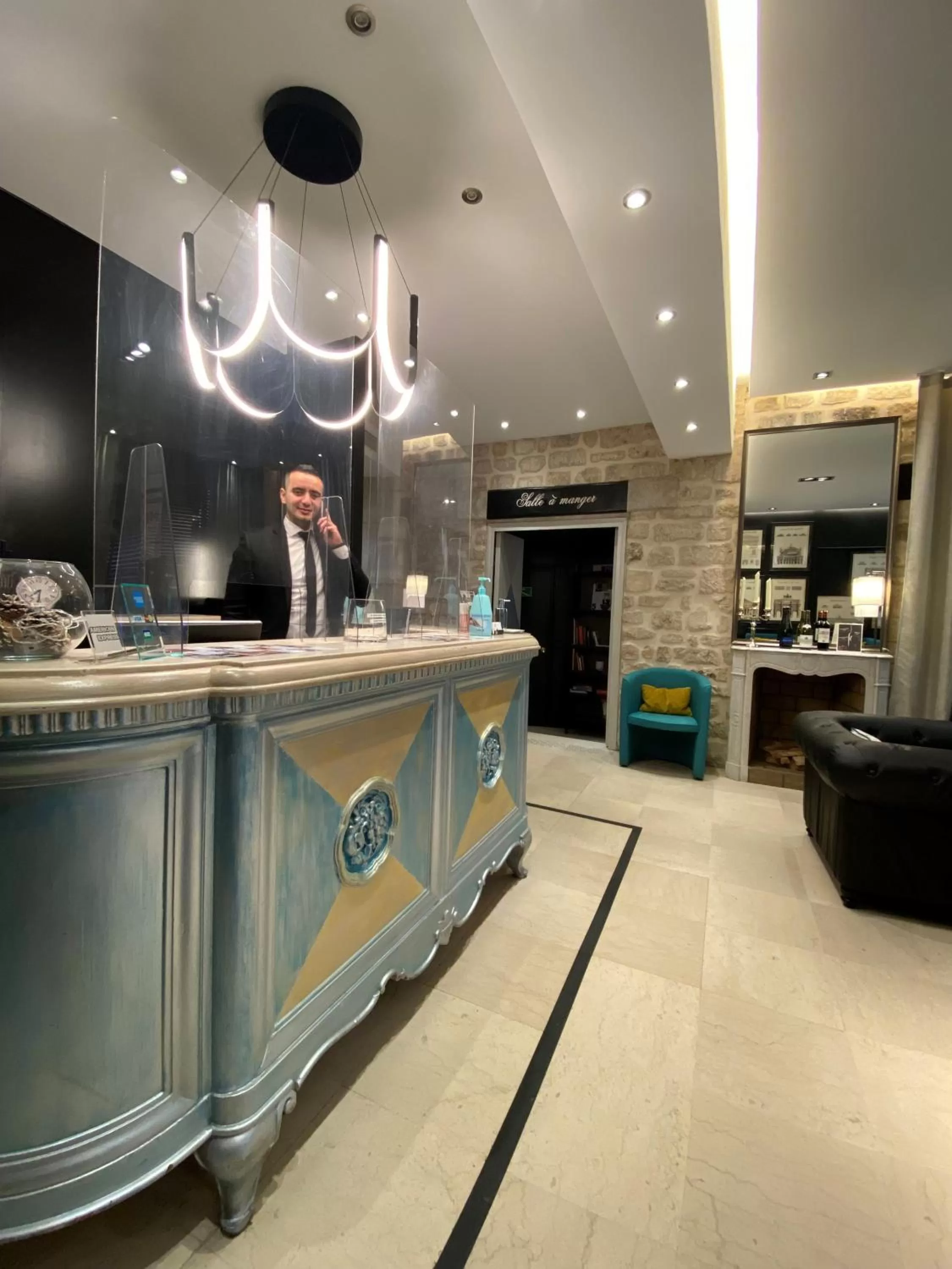 Lobby or reception in Europe Saint Severin-Paris Notre Dame