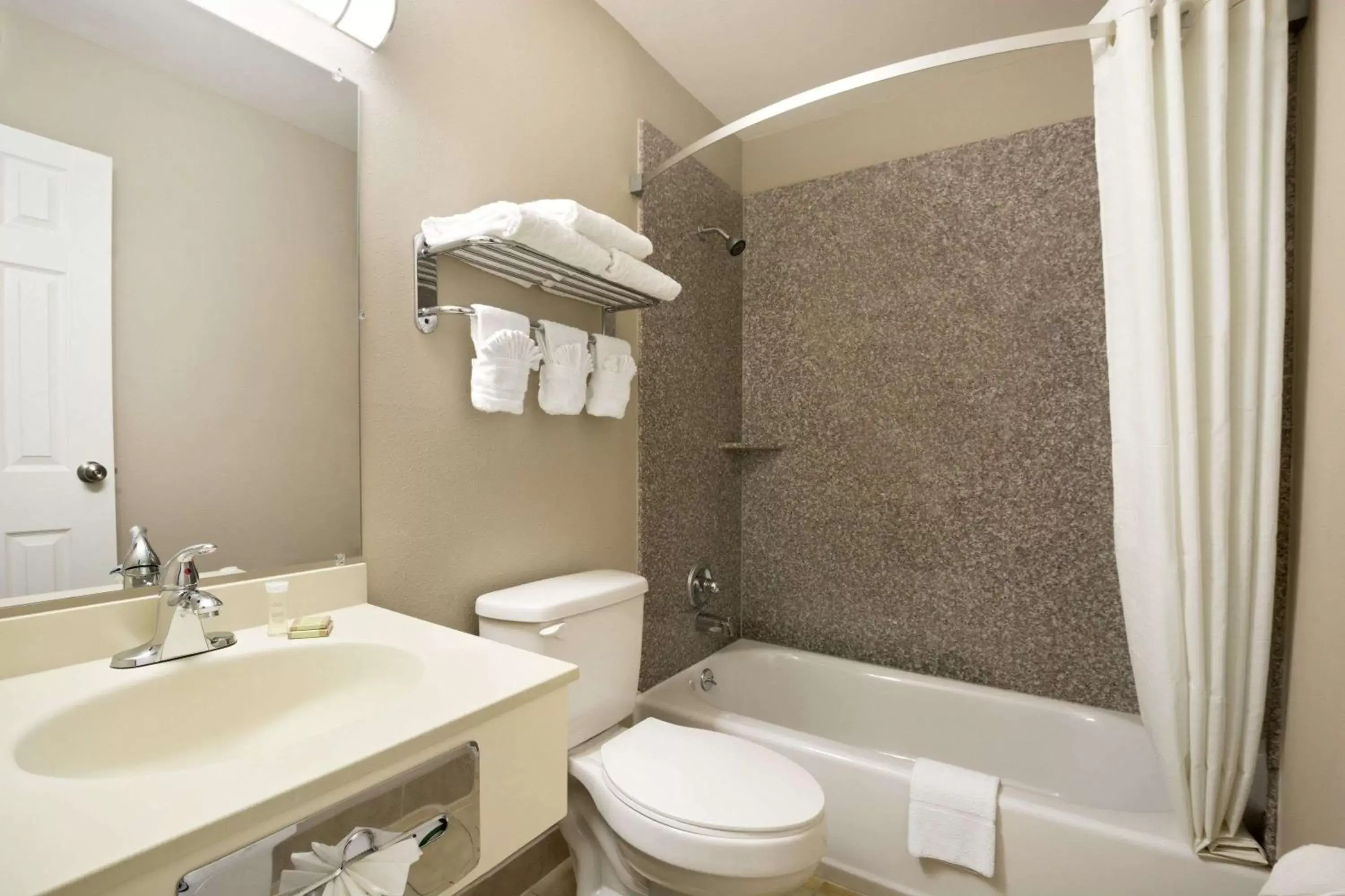 Bathroom in Super 8 by Wyndham Ardmore