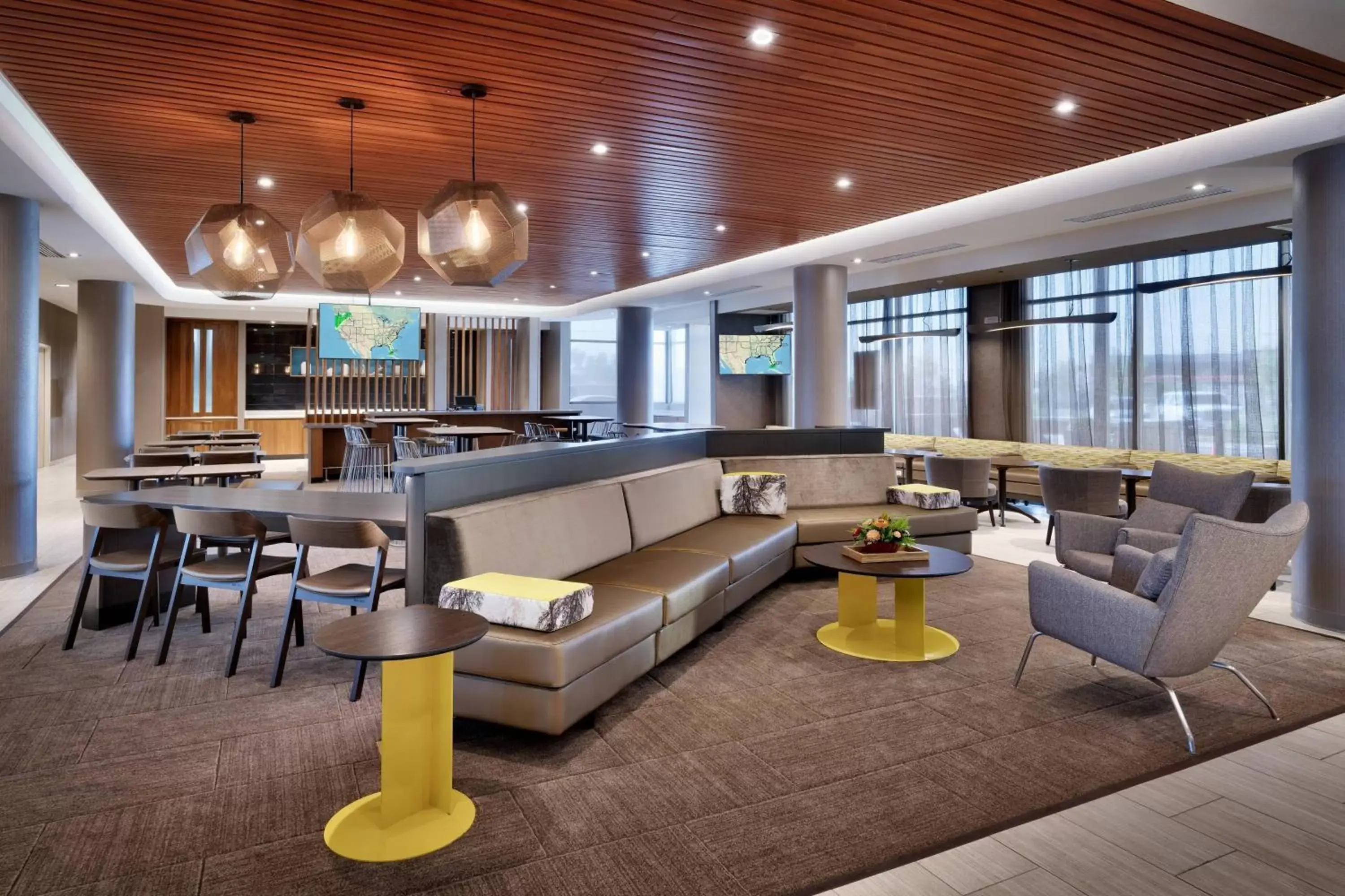 Lobby or reception, Lounge/Bar in SpringHill Suites by Marriott El Paso Airport