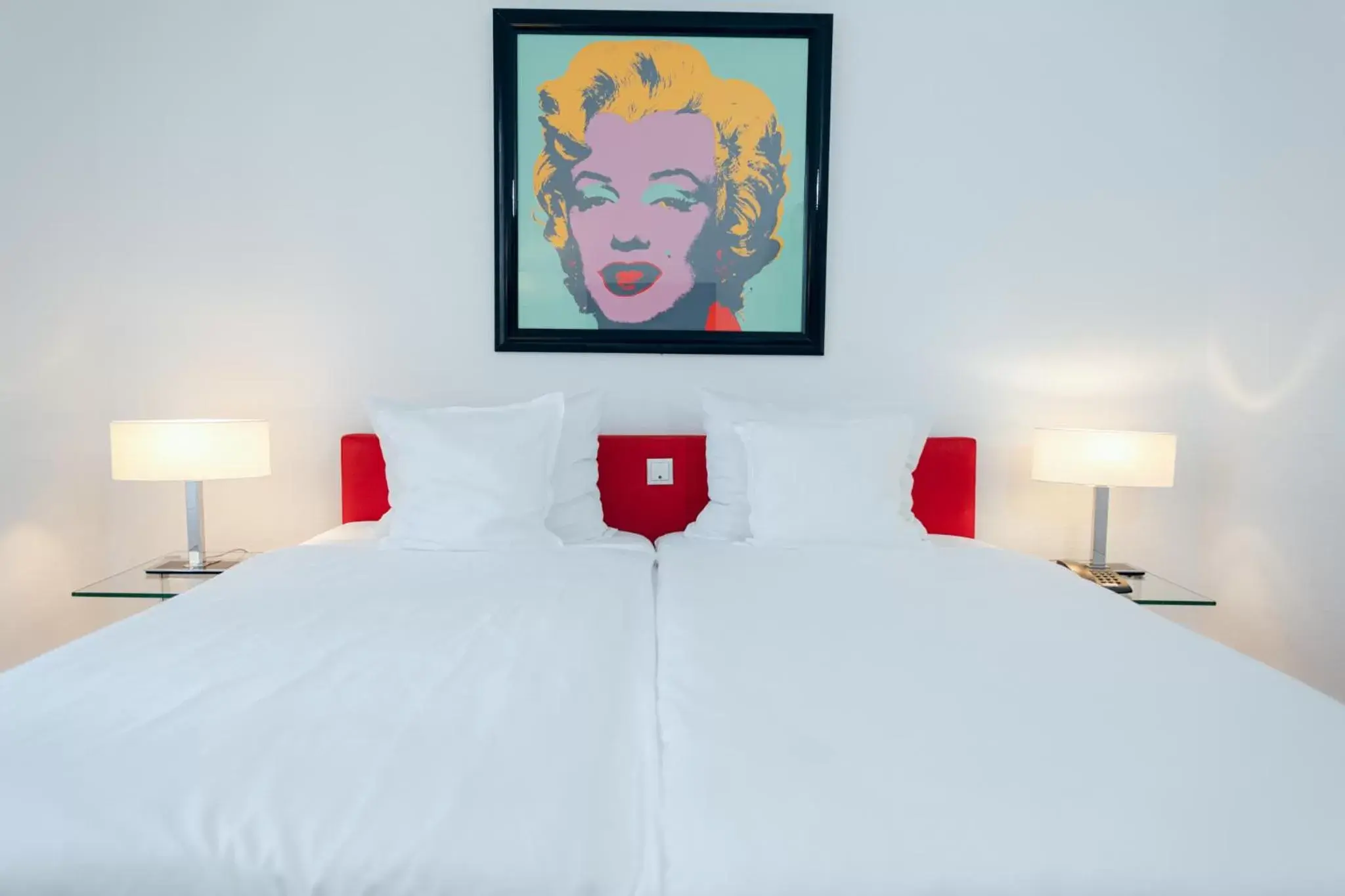 Bed in Hotel Bamberger Hof Bellevue Bed in Hotel Bamberger Hof Bellevue