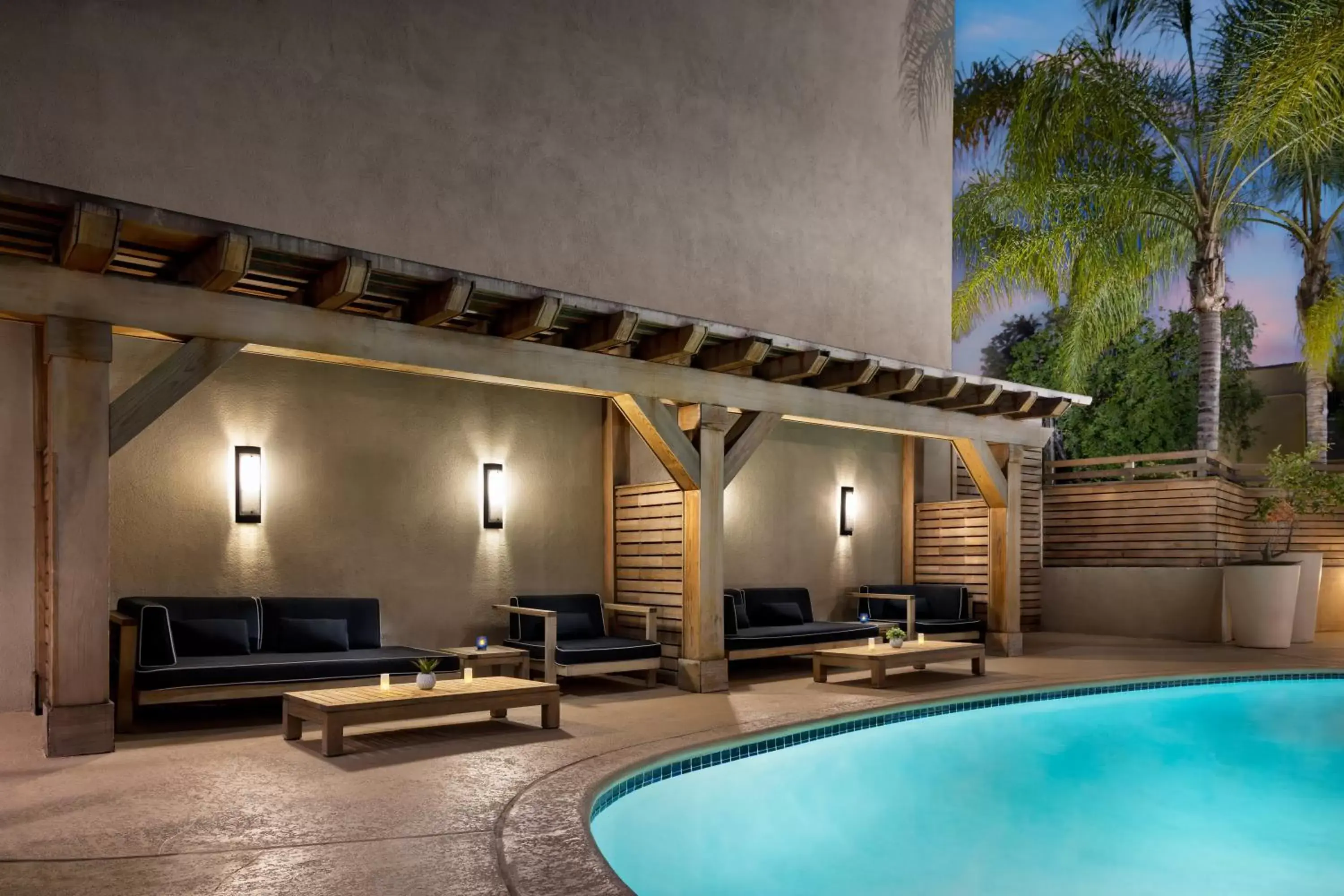 Pool view, Swimming Pool in The Anza-a Calabasas Hotel