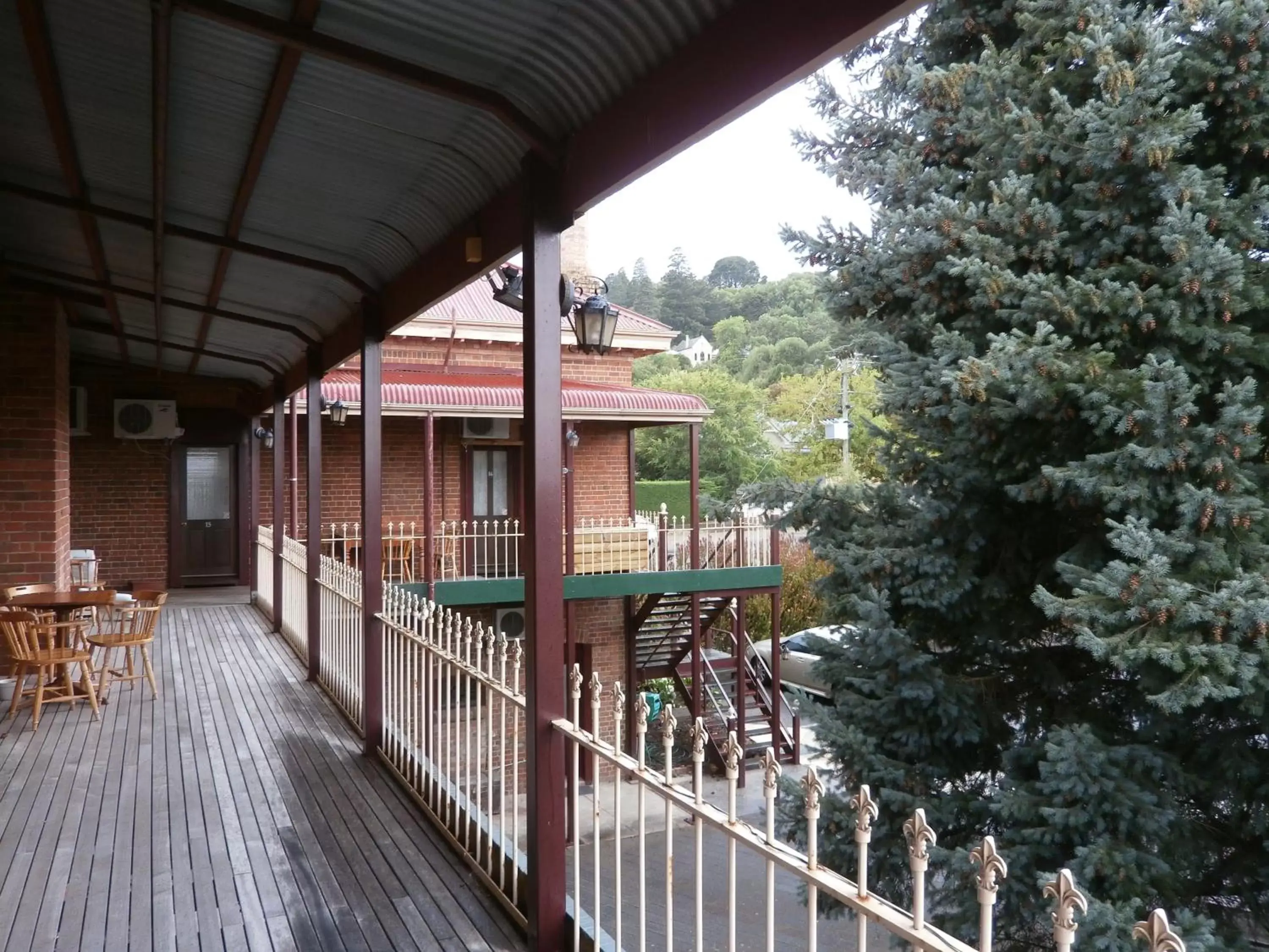 Balcony/Terrace in Central Springs Inn