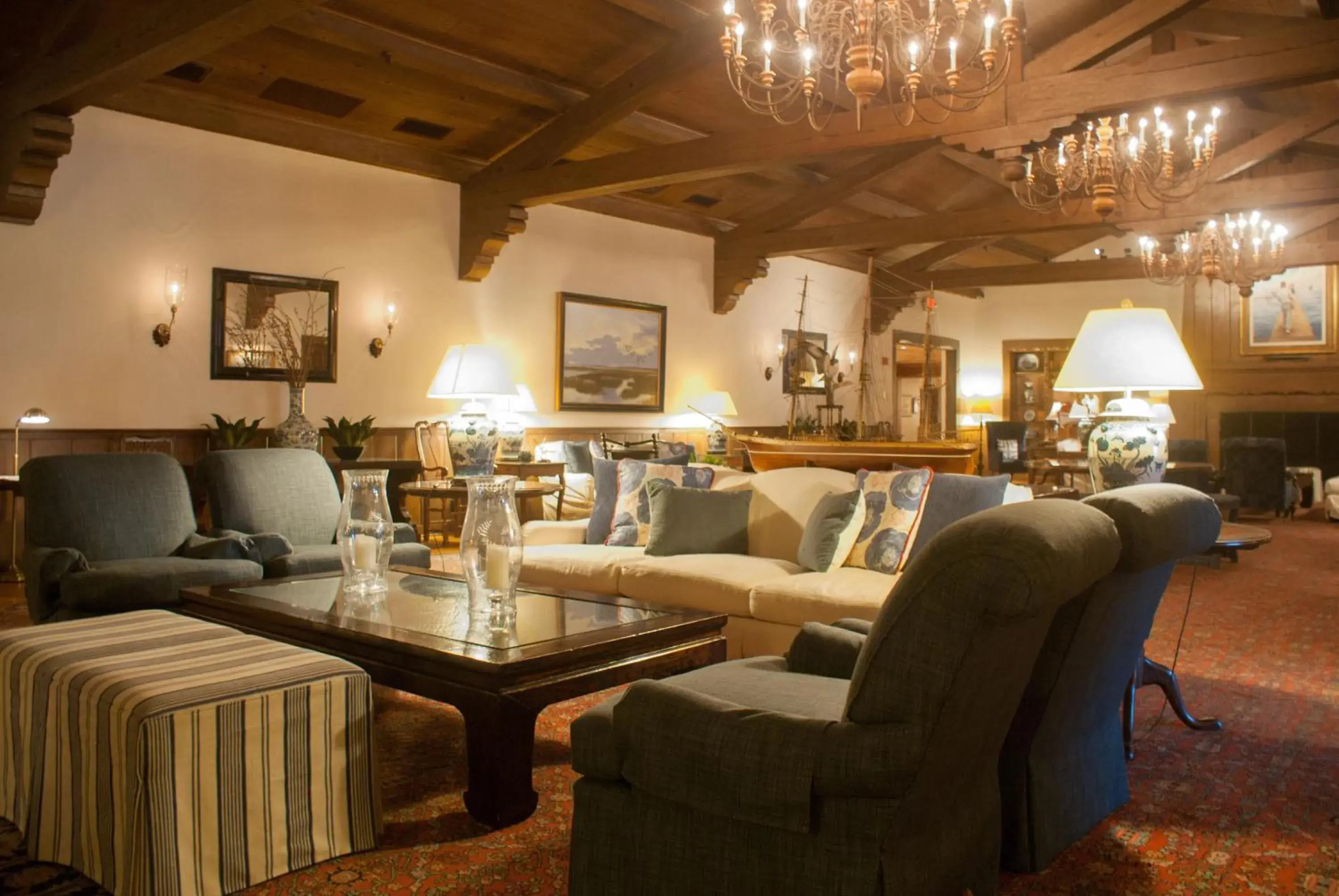 Seating area, Restaurant/Places to Eat in Ponte Vedra Inn and Club