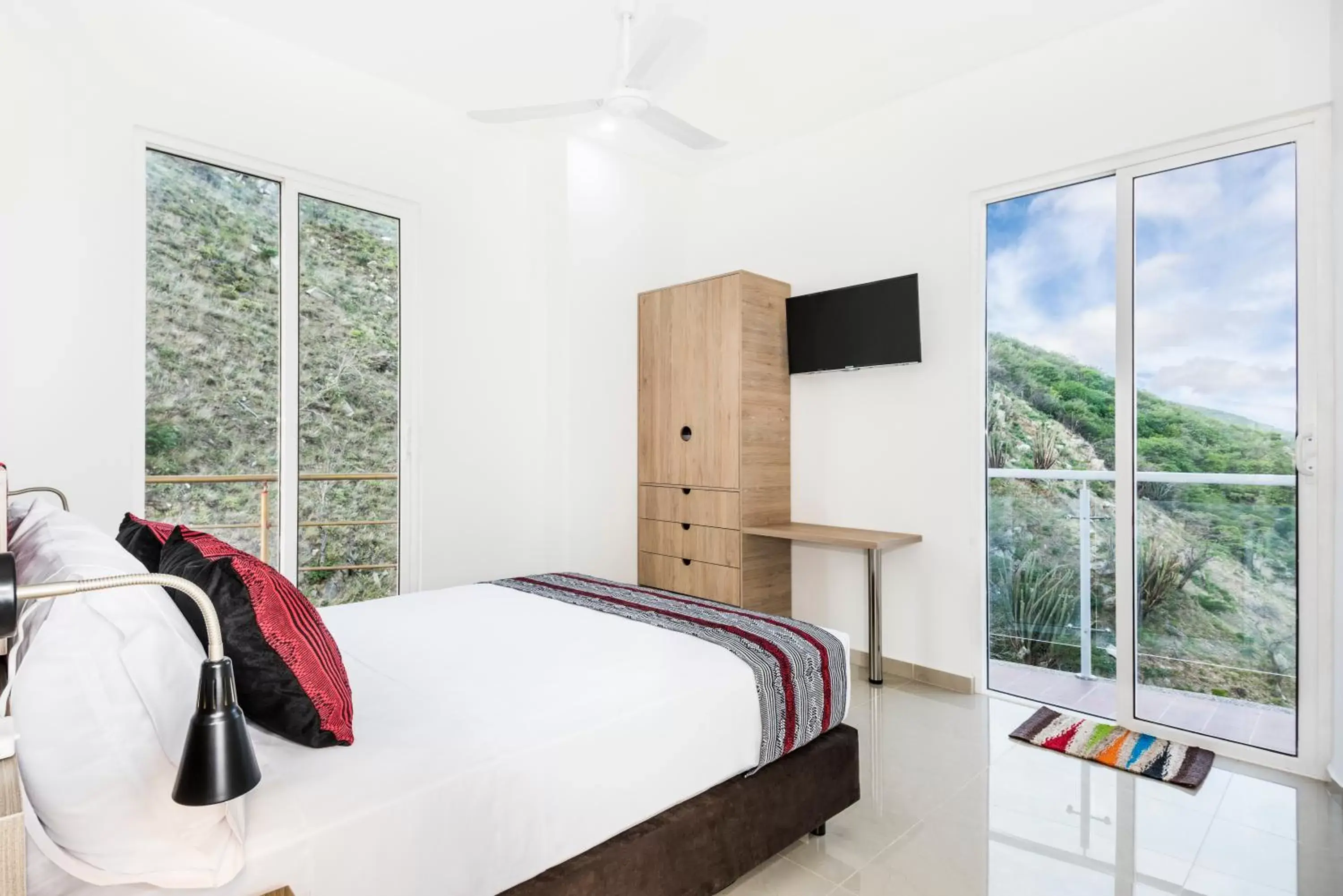 Bed in Terrazas Tayrona Travelers Apartamentos y Suites