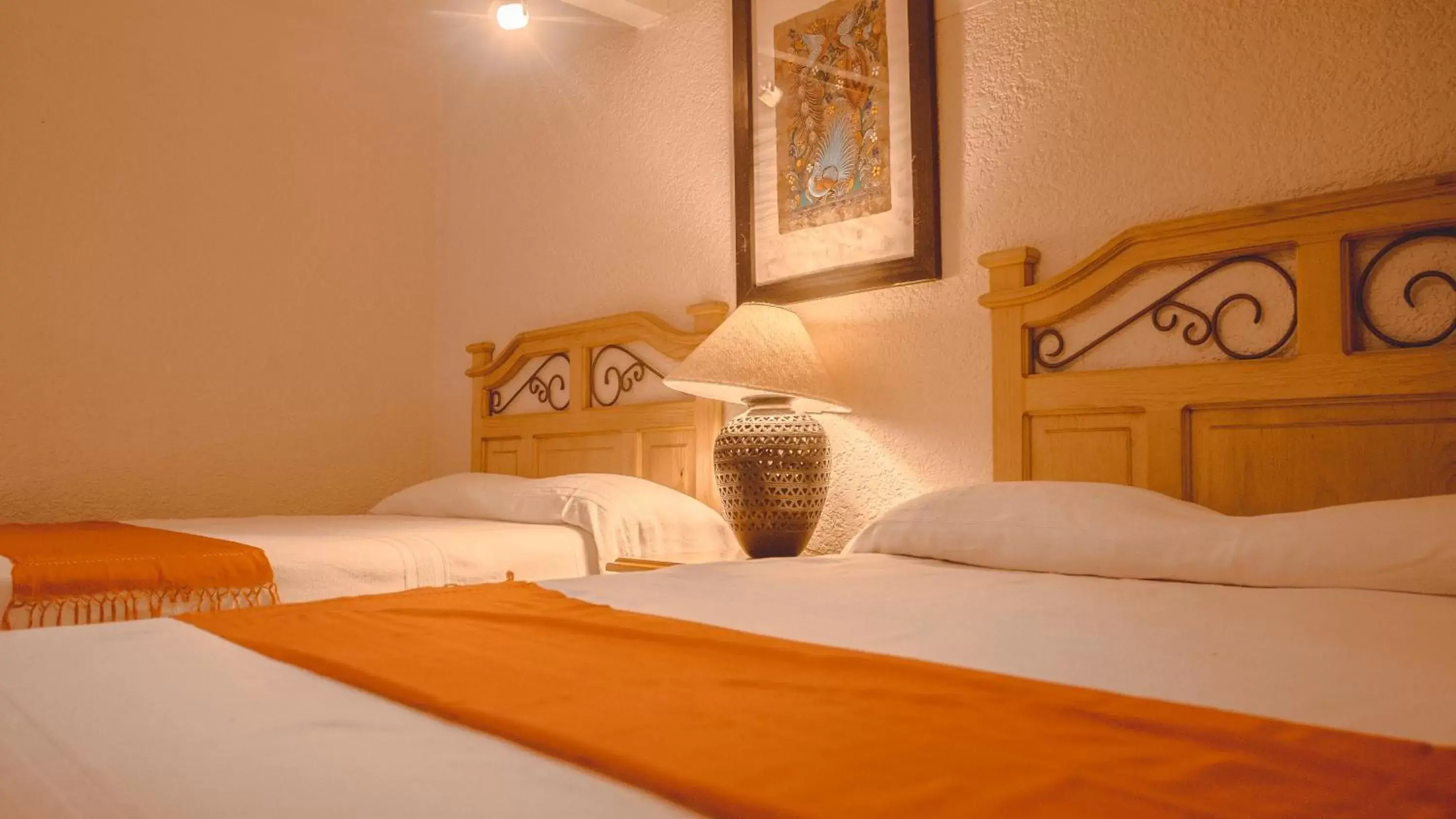 Bed in Hotel Casa Guivá