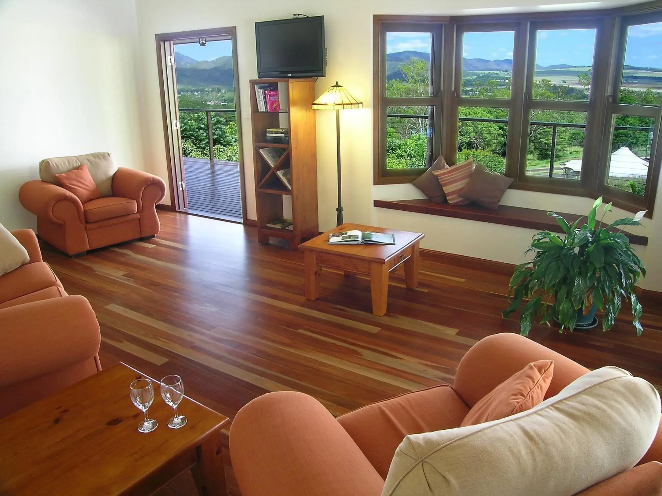 View (from property/room), Seating Area in The Summit Rainforest Retreat