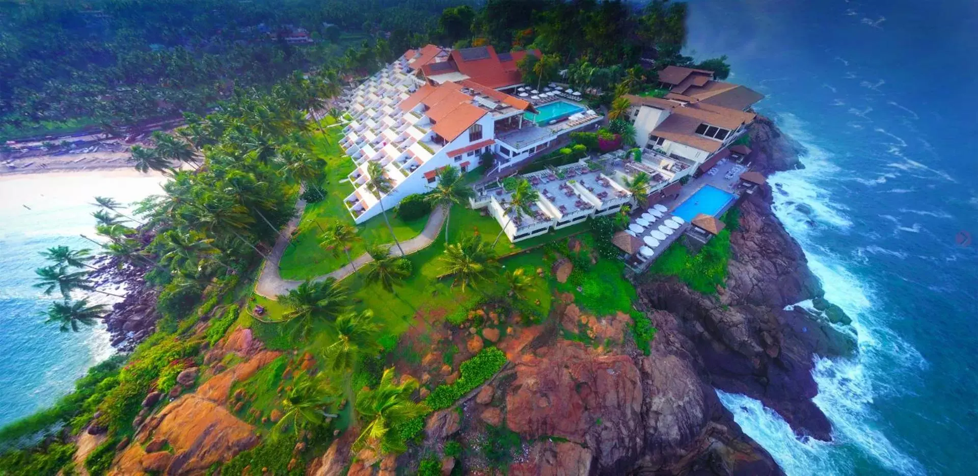 Property building, Bird's-eye View in The Leela Kovalam, a Raviz Hotel