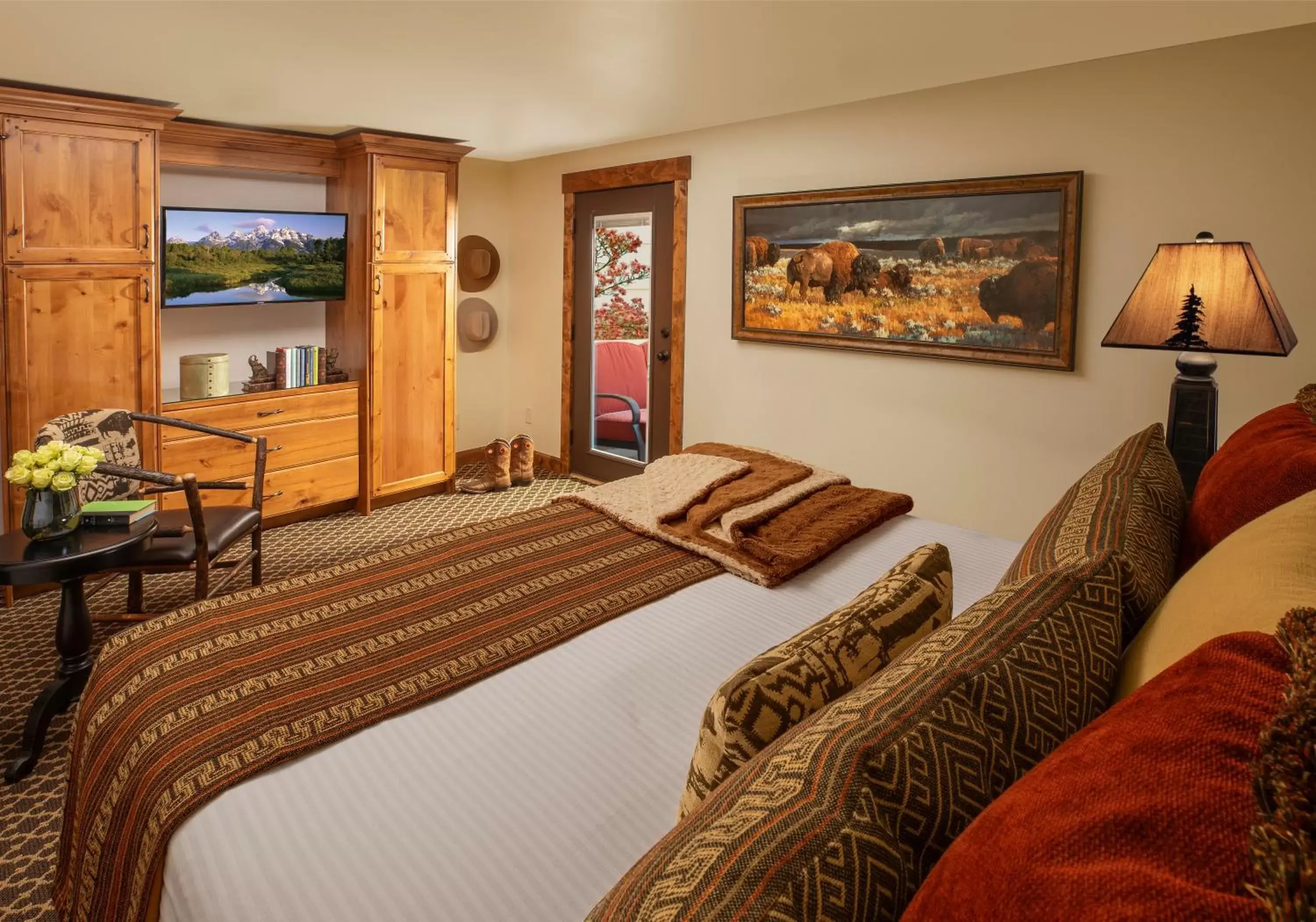 Bedroom in Parkway Inn of Jackson Hole