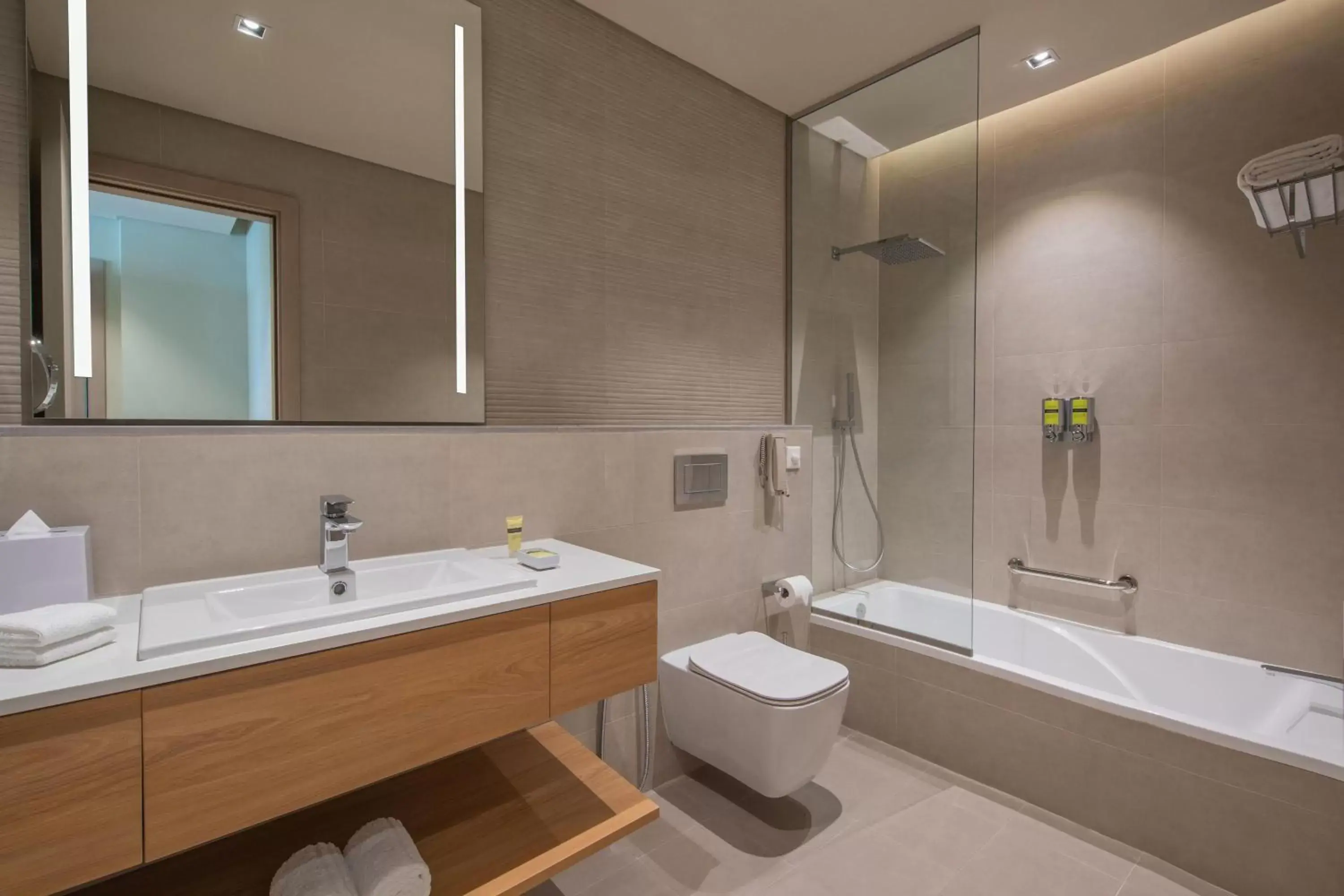 Bathroom in Element Al Jaddaf, Dubai