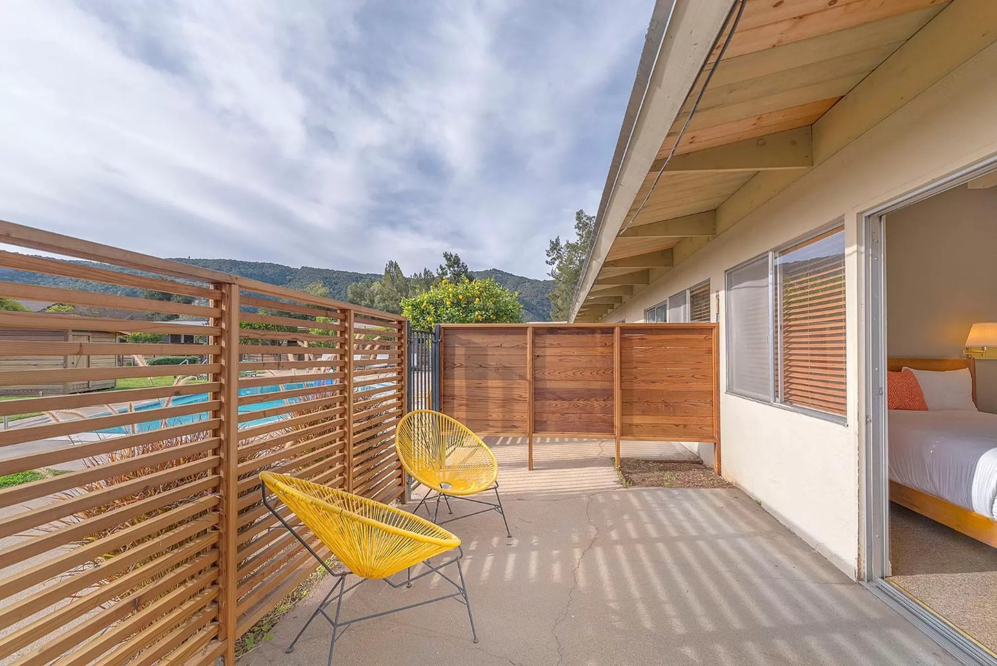 Patio in Contenta Inn