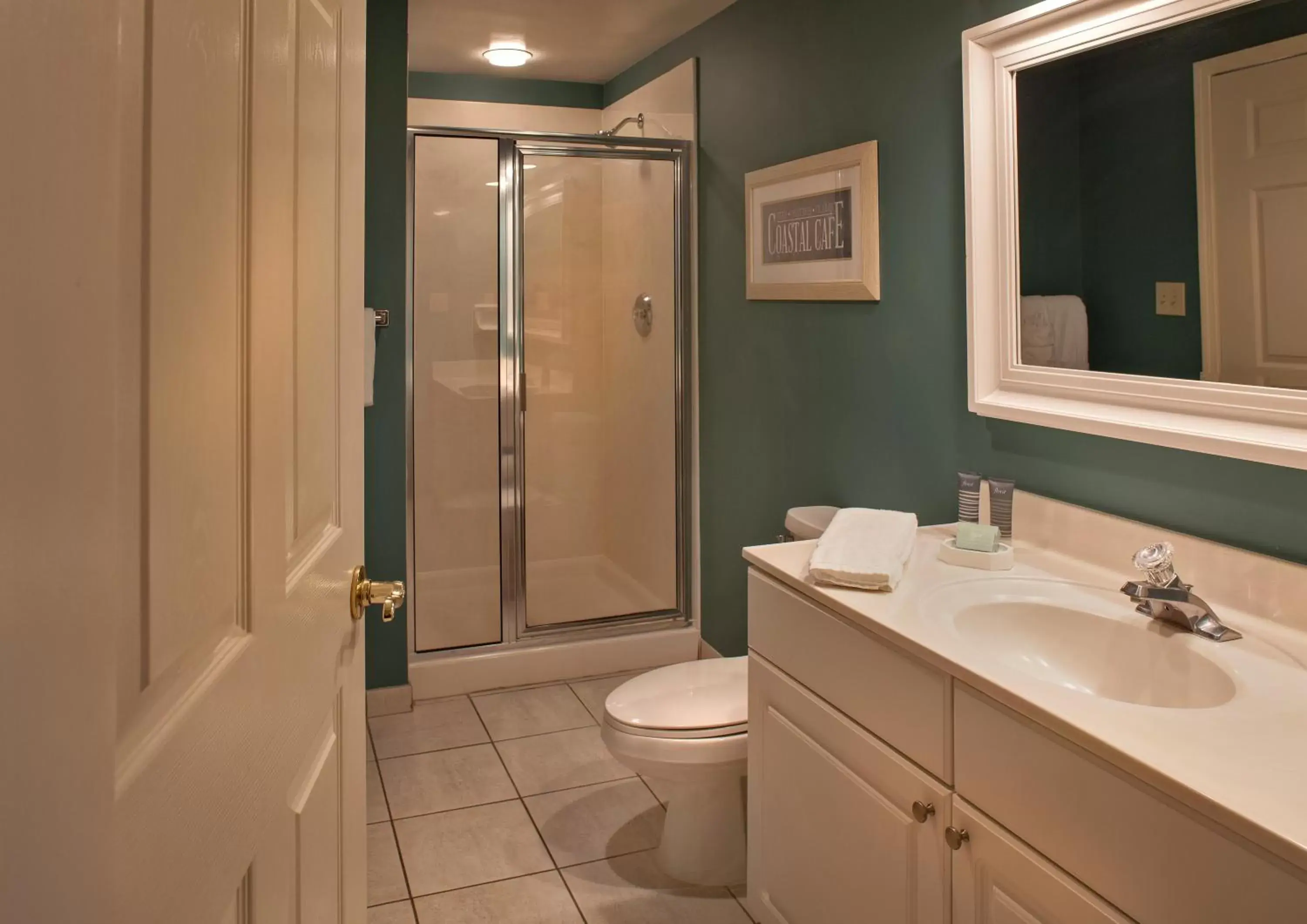 Bathroom in Waterside by Spinnaker Resorts