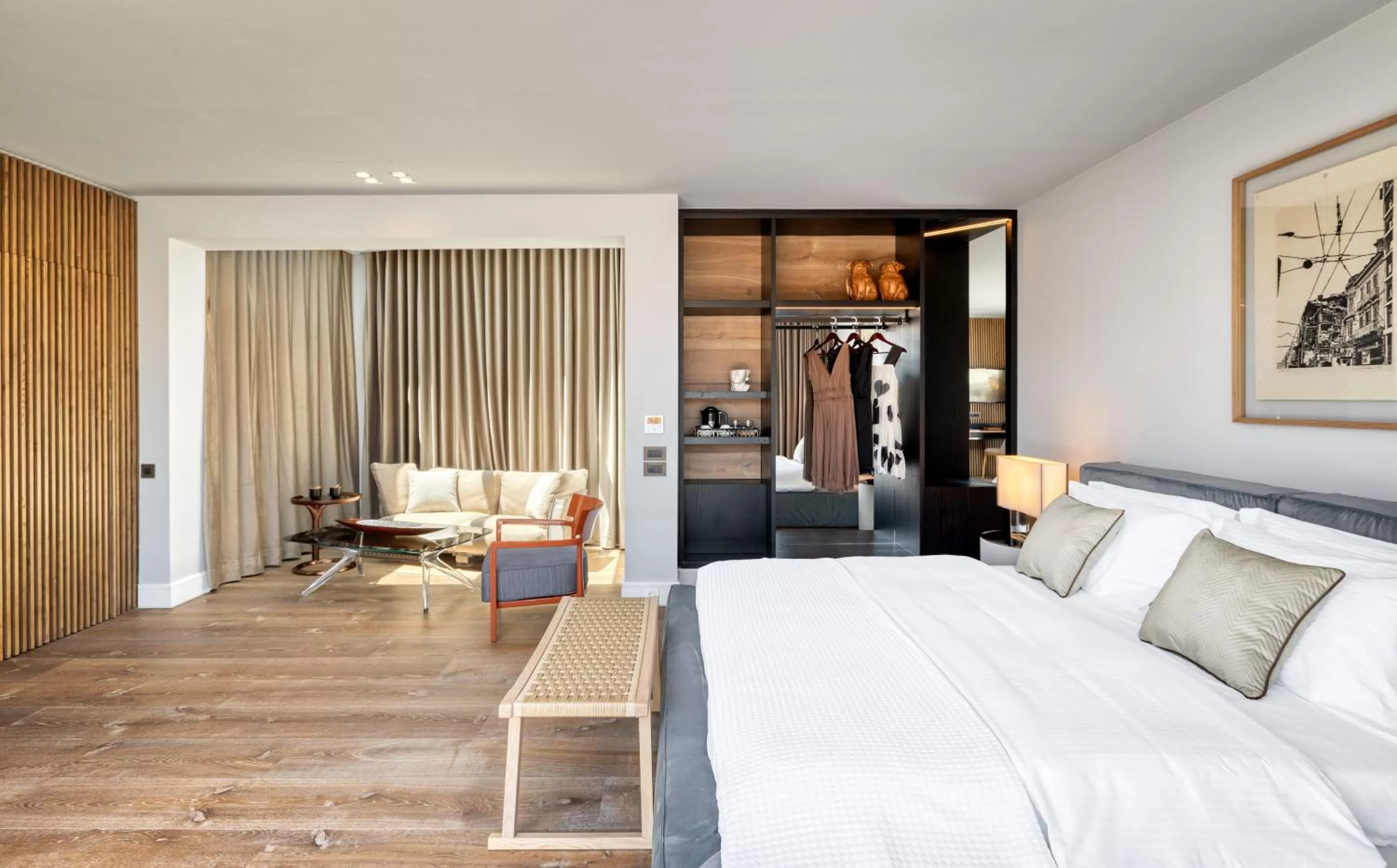 Living room, Bed in Athenian Foss