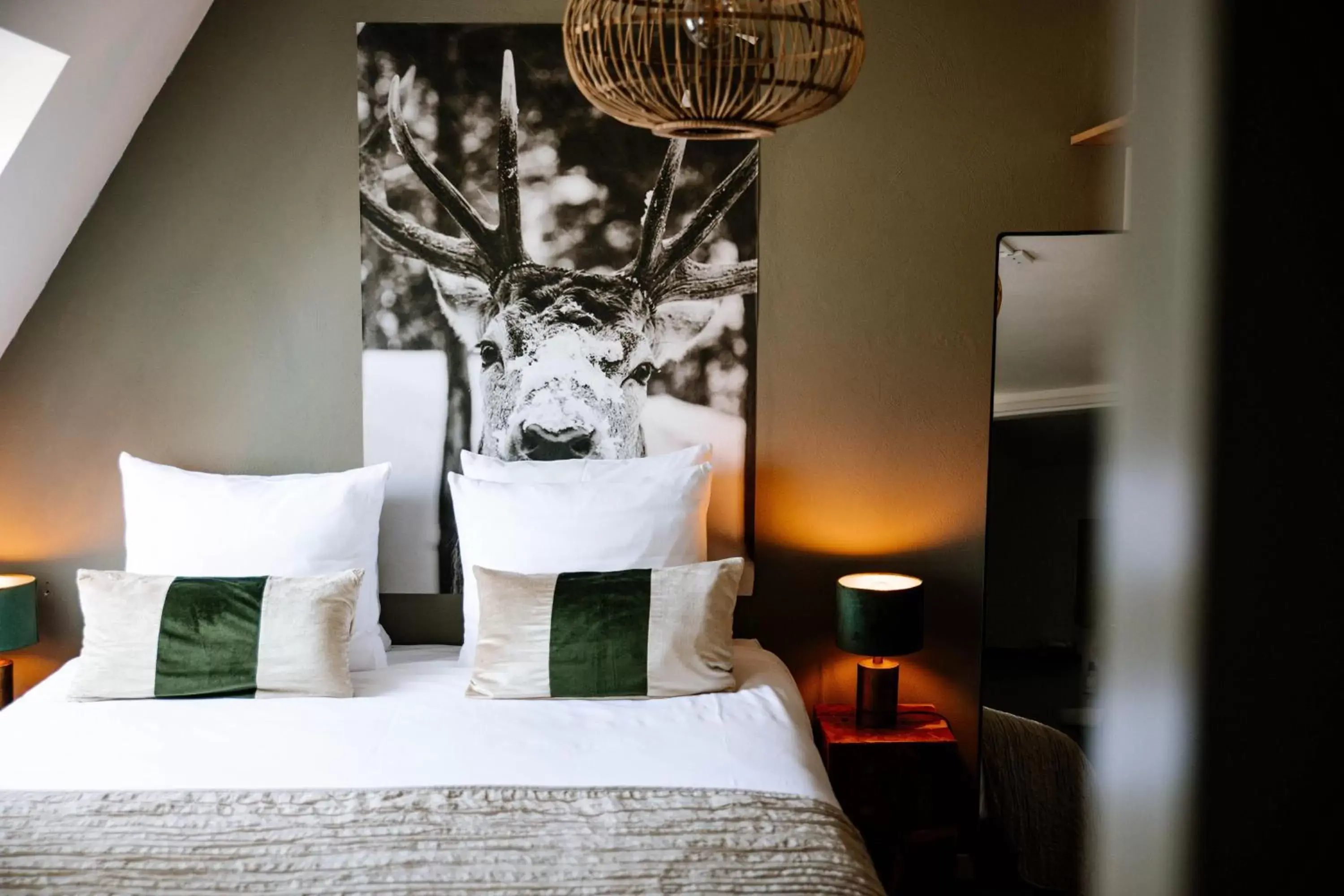 Bed in Boutique Hotel Hoog Soeren