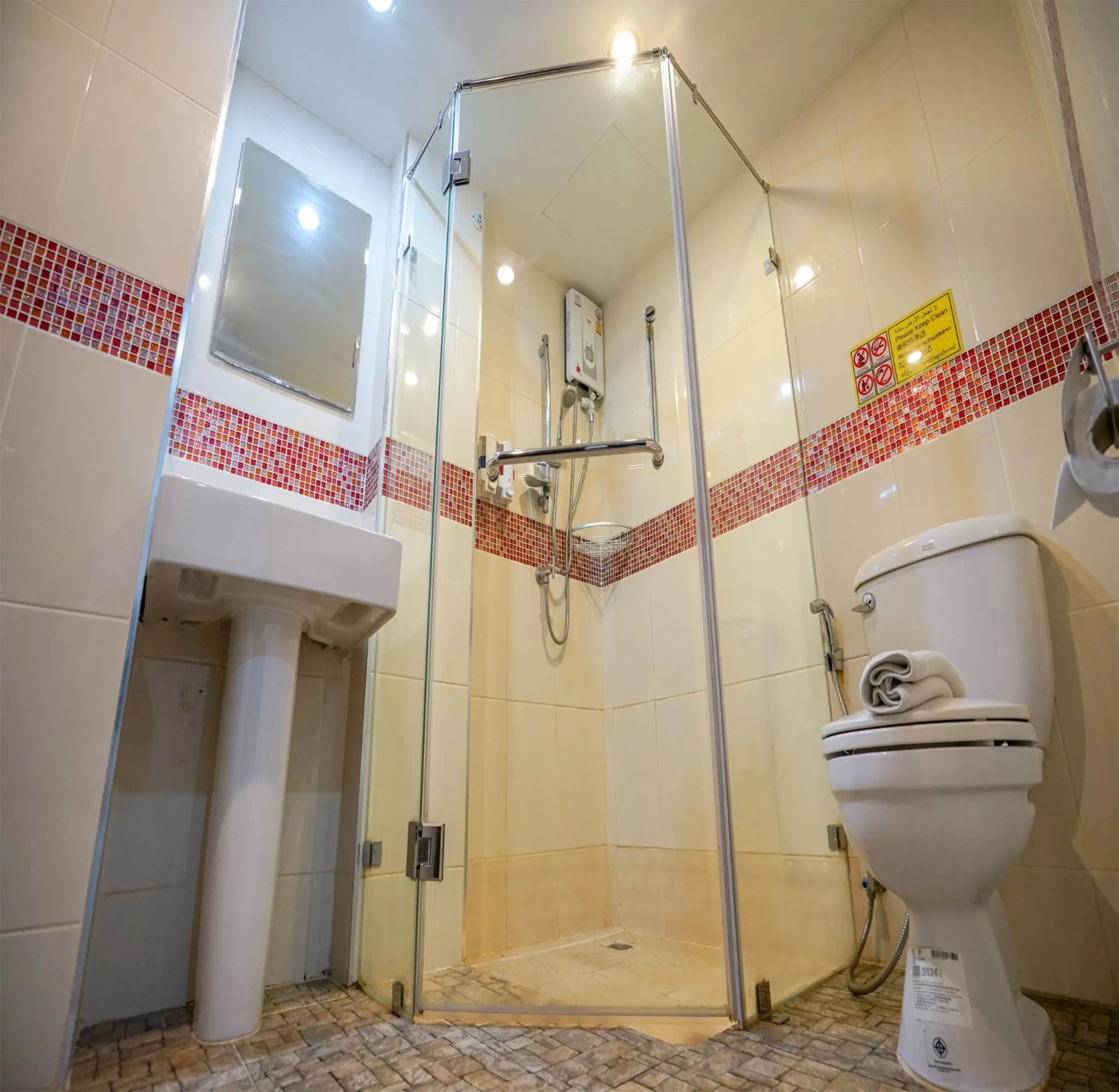 Bathroom in Sleepstation at Pratunam