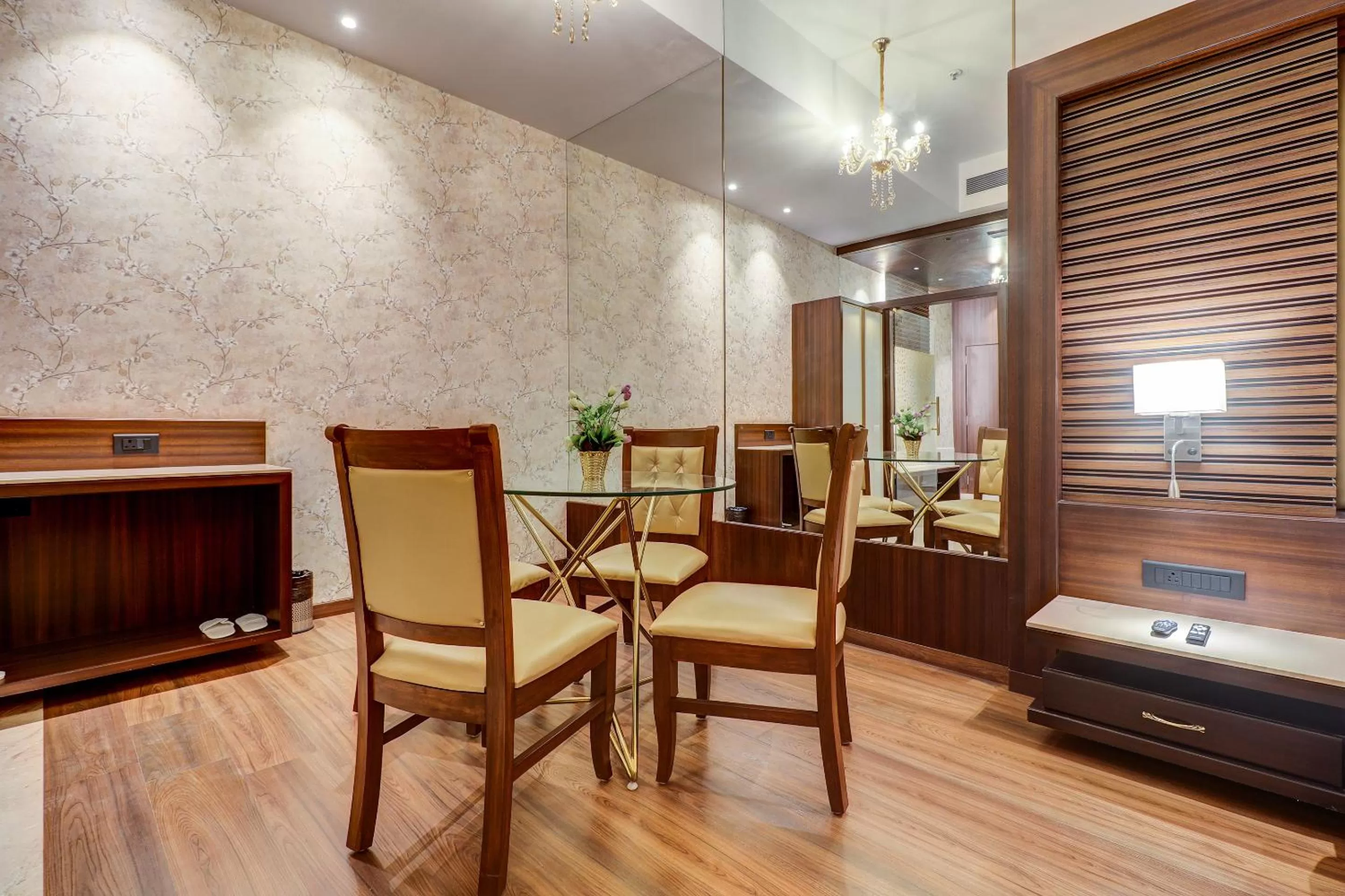 Dining area in Hotel Gurudev Grand