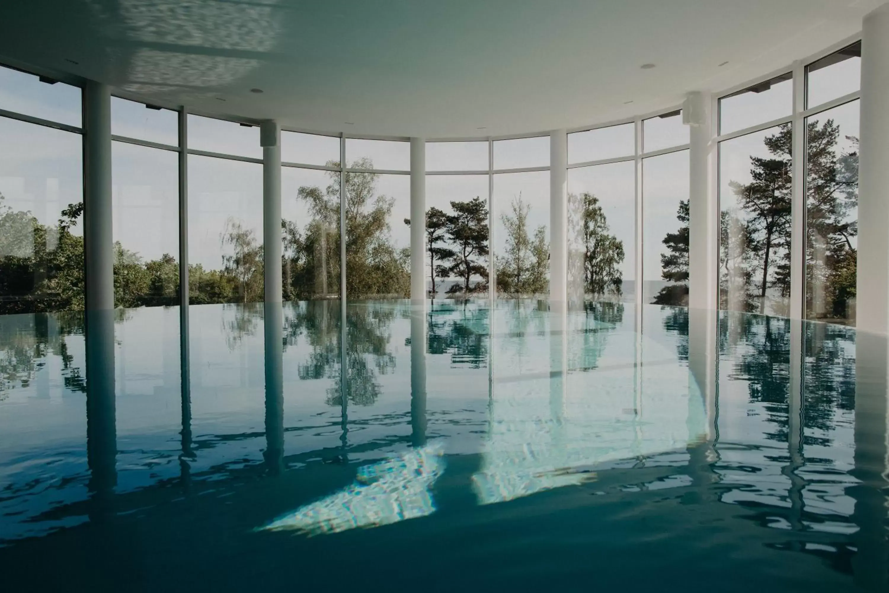 Pool view, Swimming Pool in Strandhotel Ostseeblick