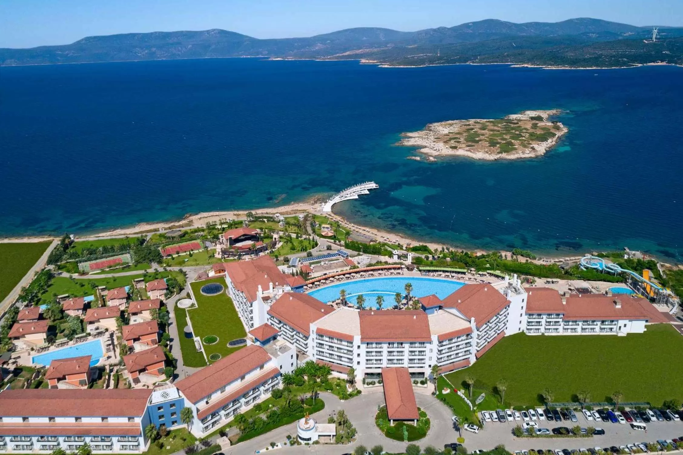 Bird's eye view in Royal Teos Thermal Resort Clinic & Spa - Halal Hotel
