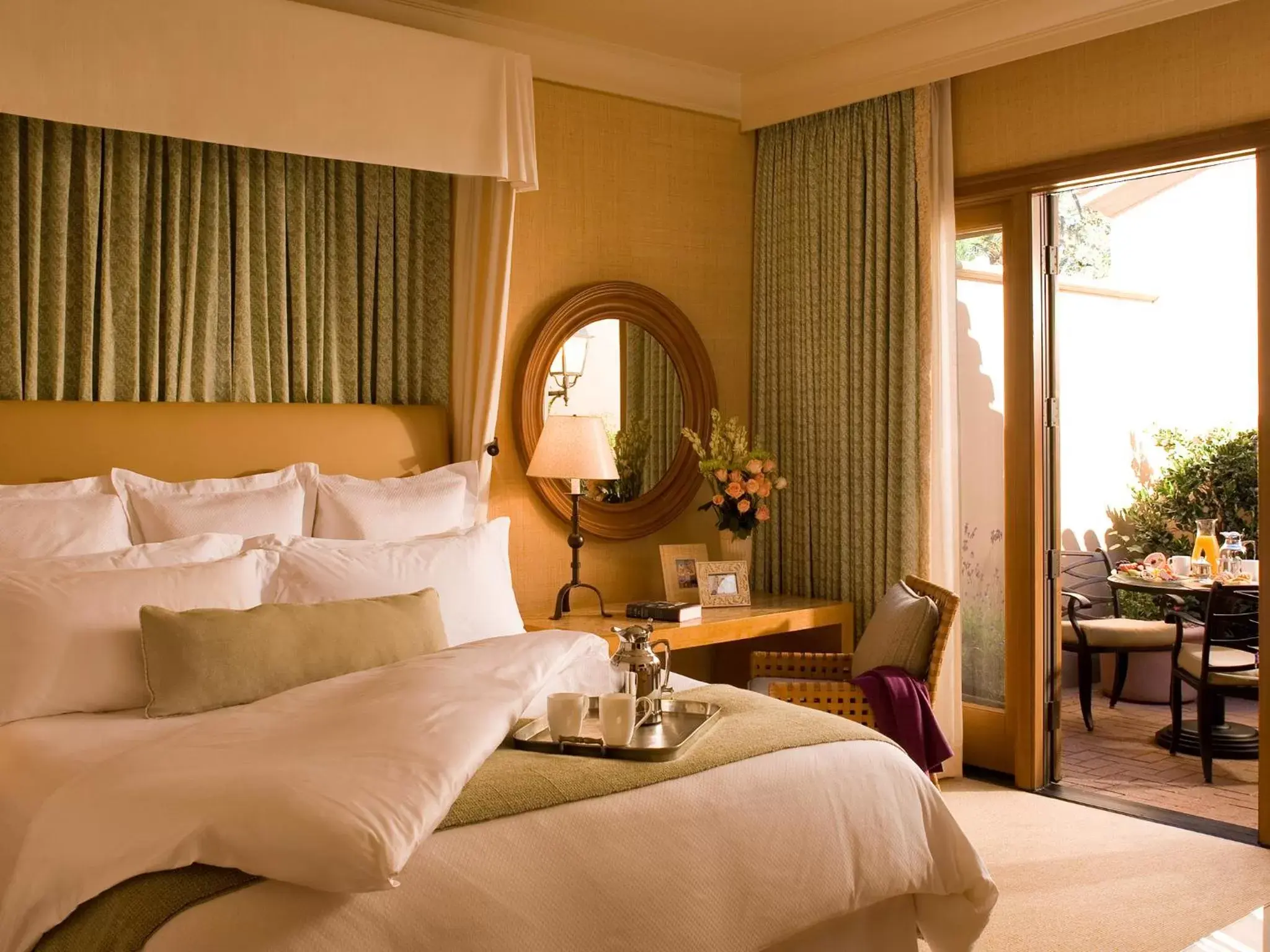 Bed in Resort at Pelican Hill