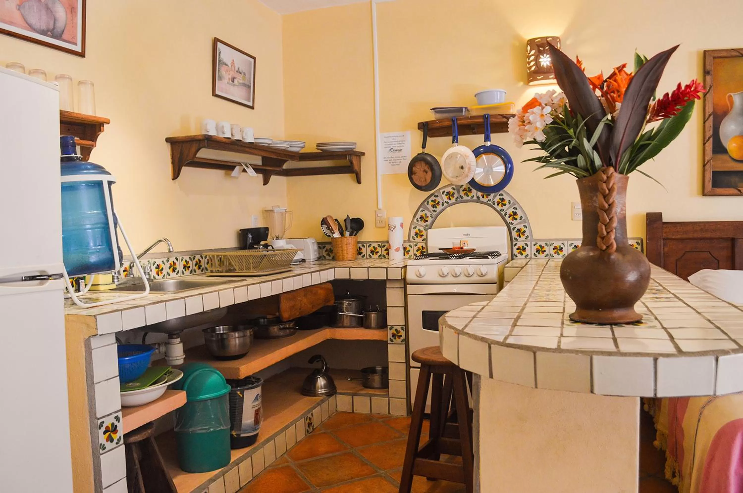 Kitchen or kitchenette in Hotel Casamar Suites