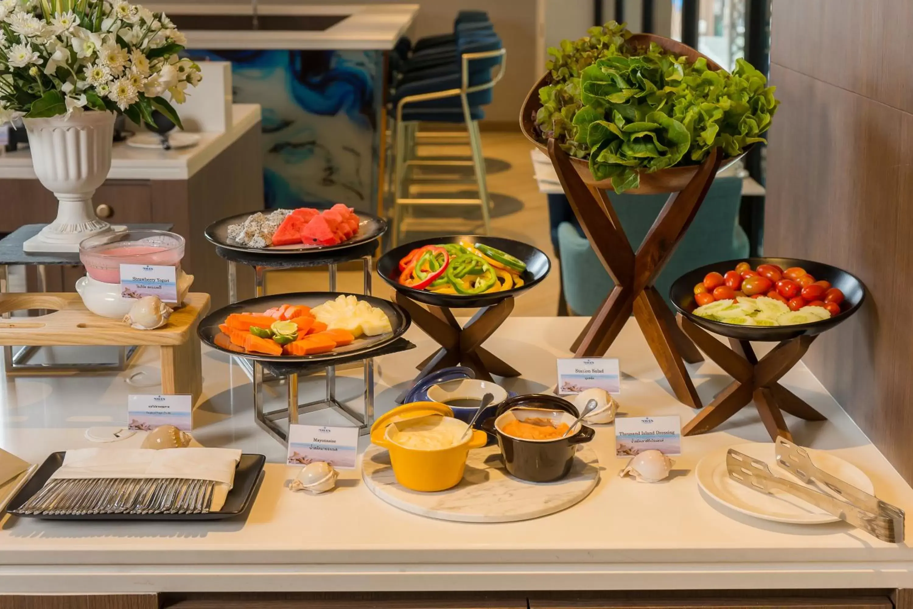 Breakfast, Food in Maven Stylish Hotel Hua Hin
