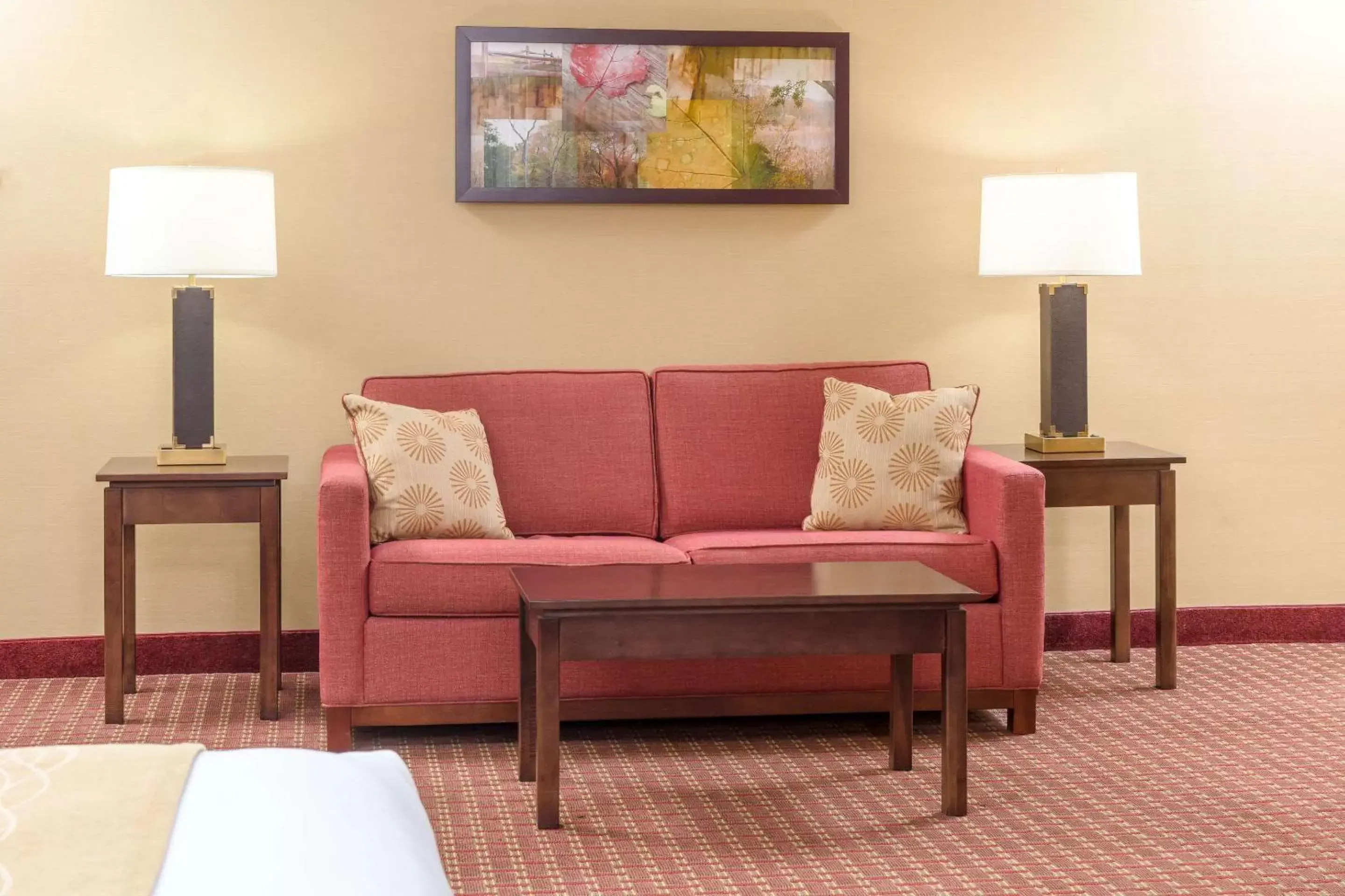 Photo of the whole room, Seating Area in Comfort Inn & Suites Near Burke Mountain