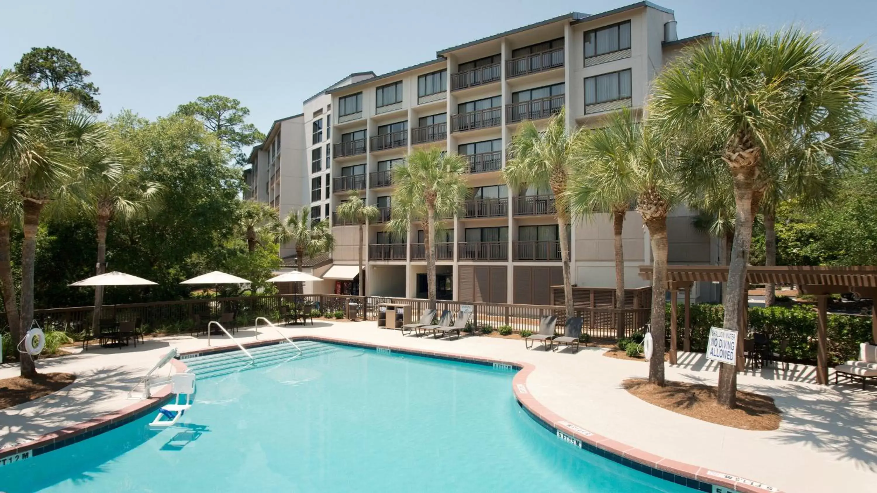 Swimming Pool in Holiday Inn Express Hilton Head Island, an IHG Hotel