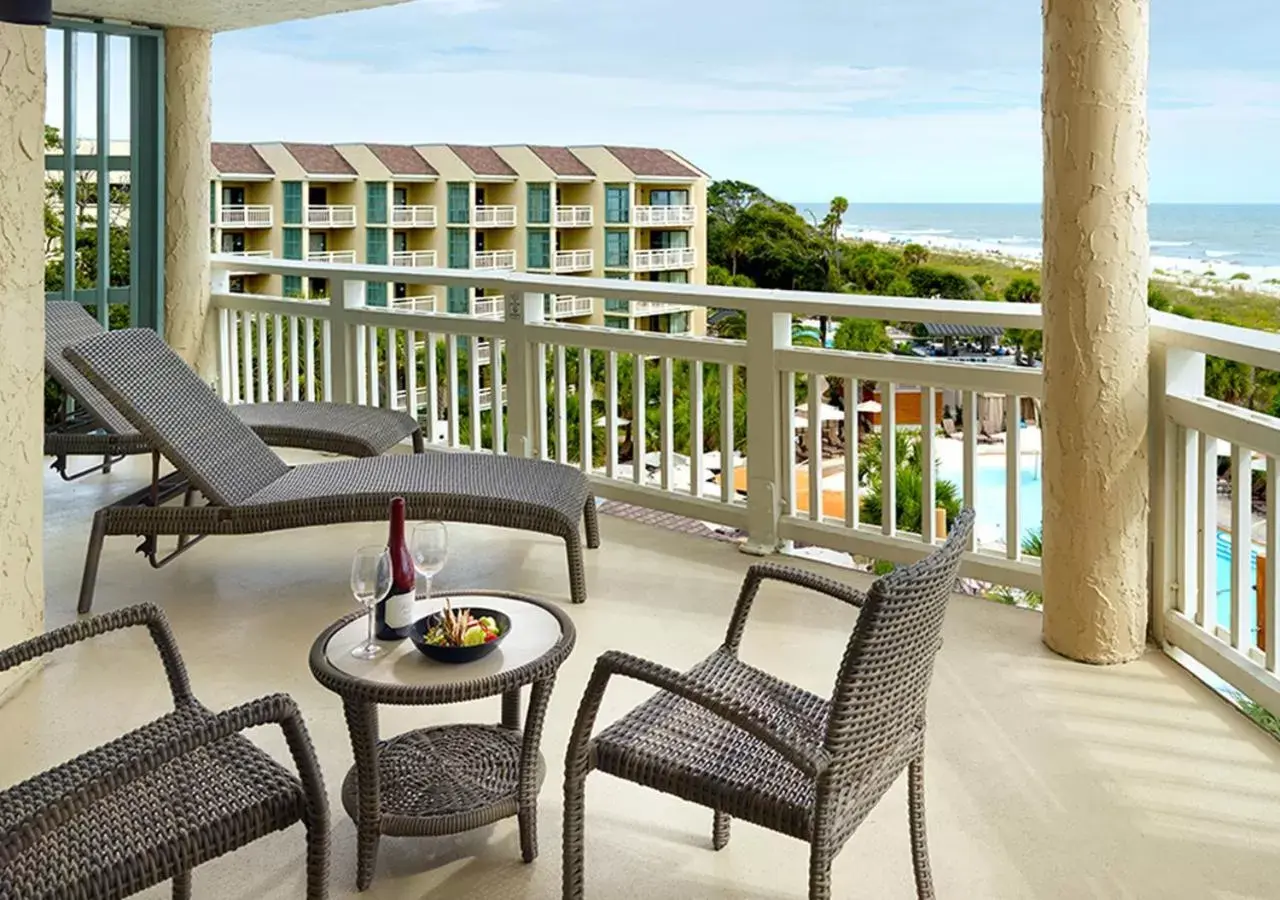 Balcony/Terrace in Omni Hilton Head Oceanfront Resort