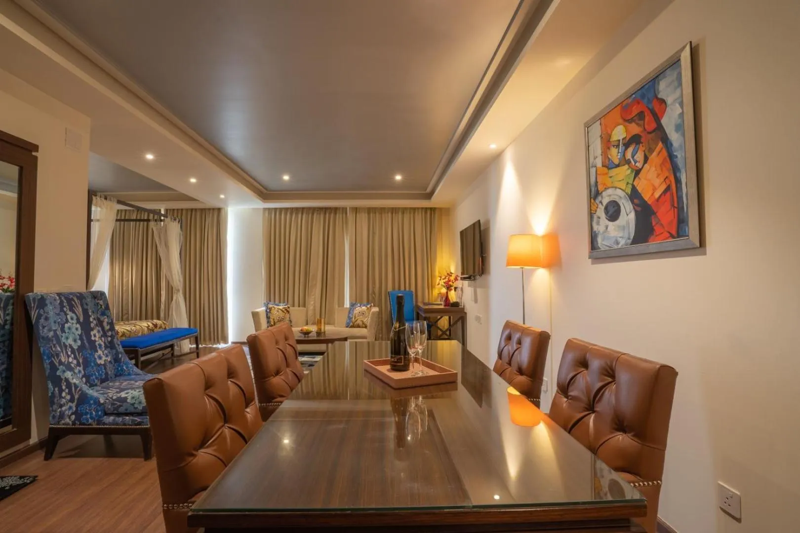 Living room in Indraprastha Spa Resort