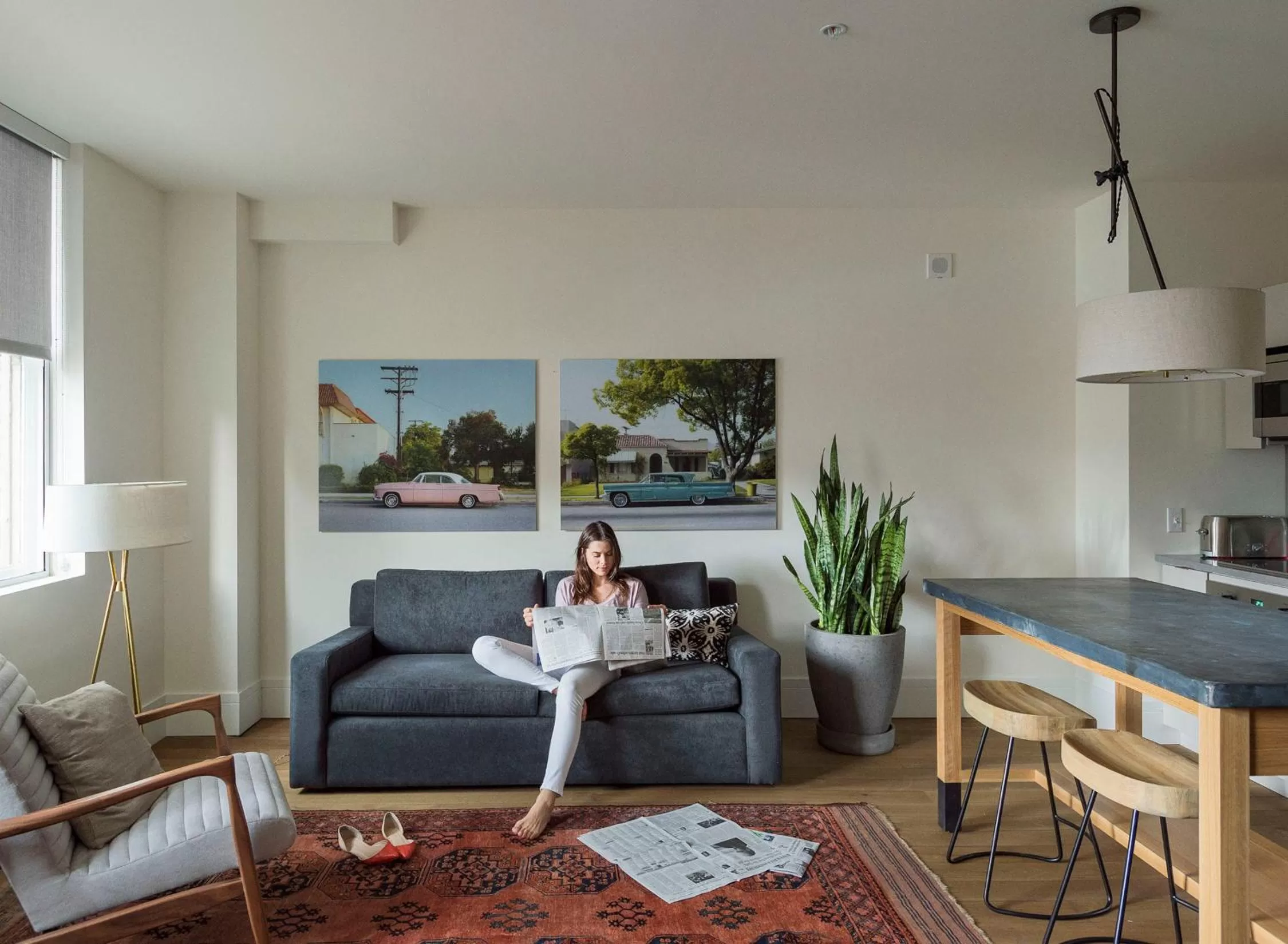 Living room, Seating Area in ROOST Midtown