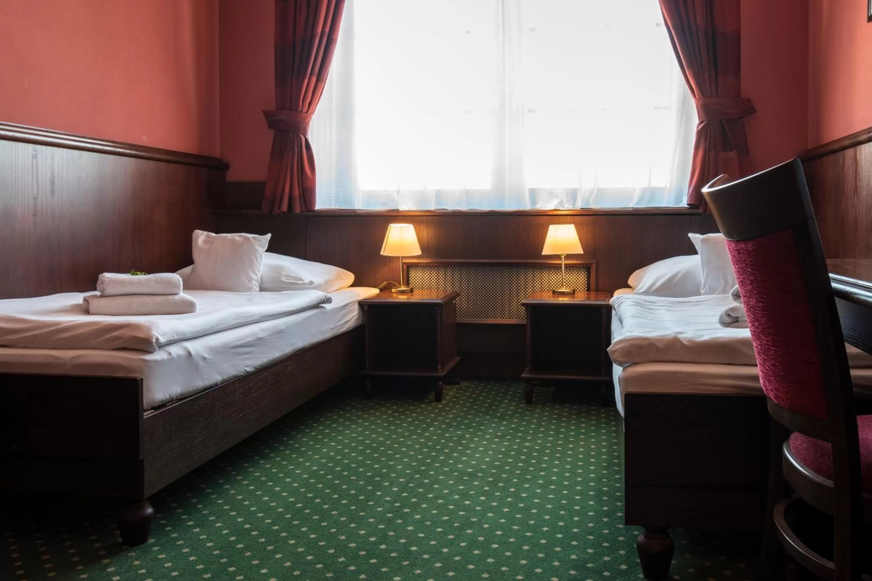 Bed in Hotel U Hejtmana Šarovce