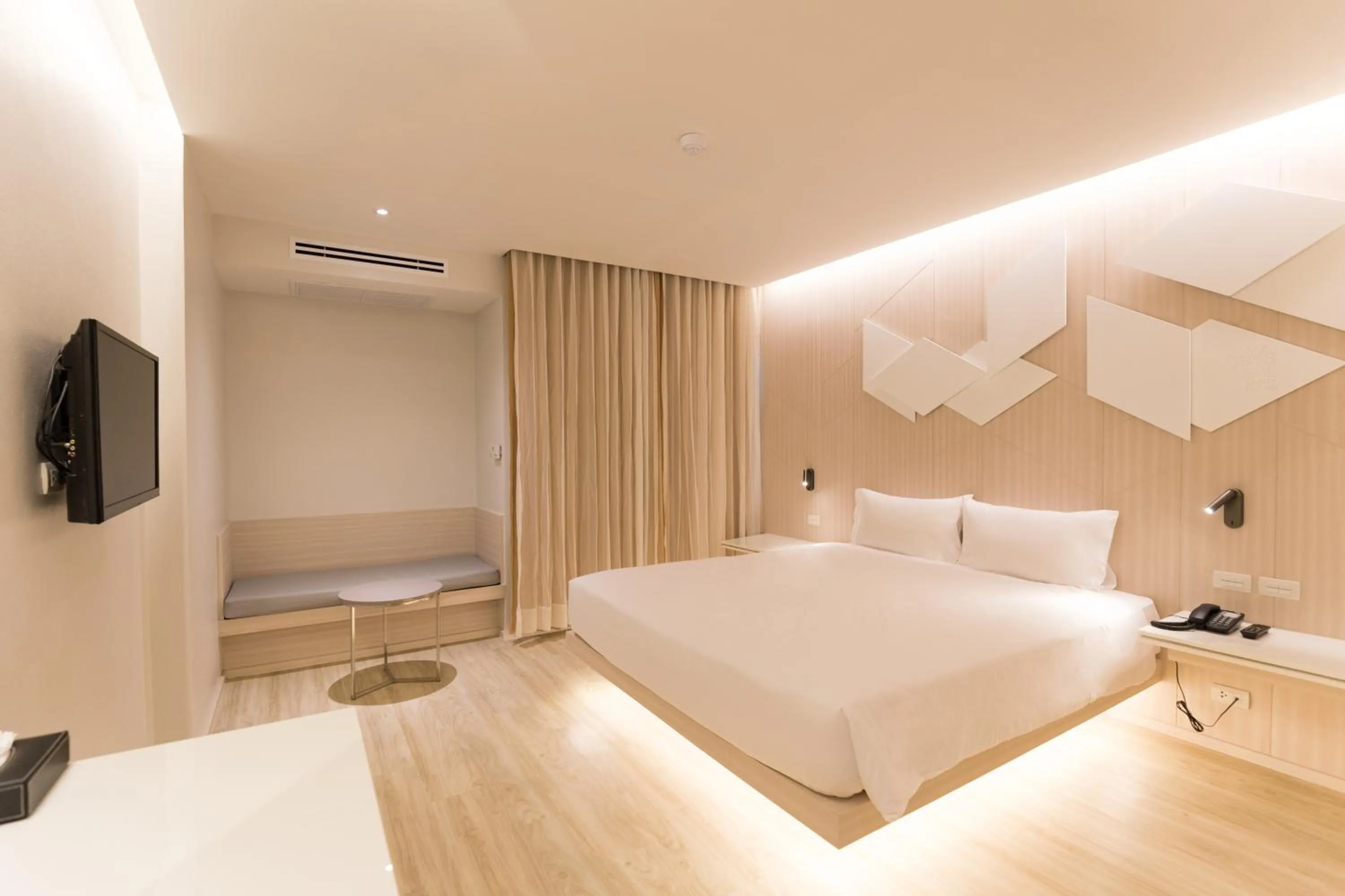 Bed in Crystal Hotel Hat Yai