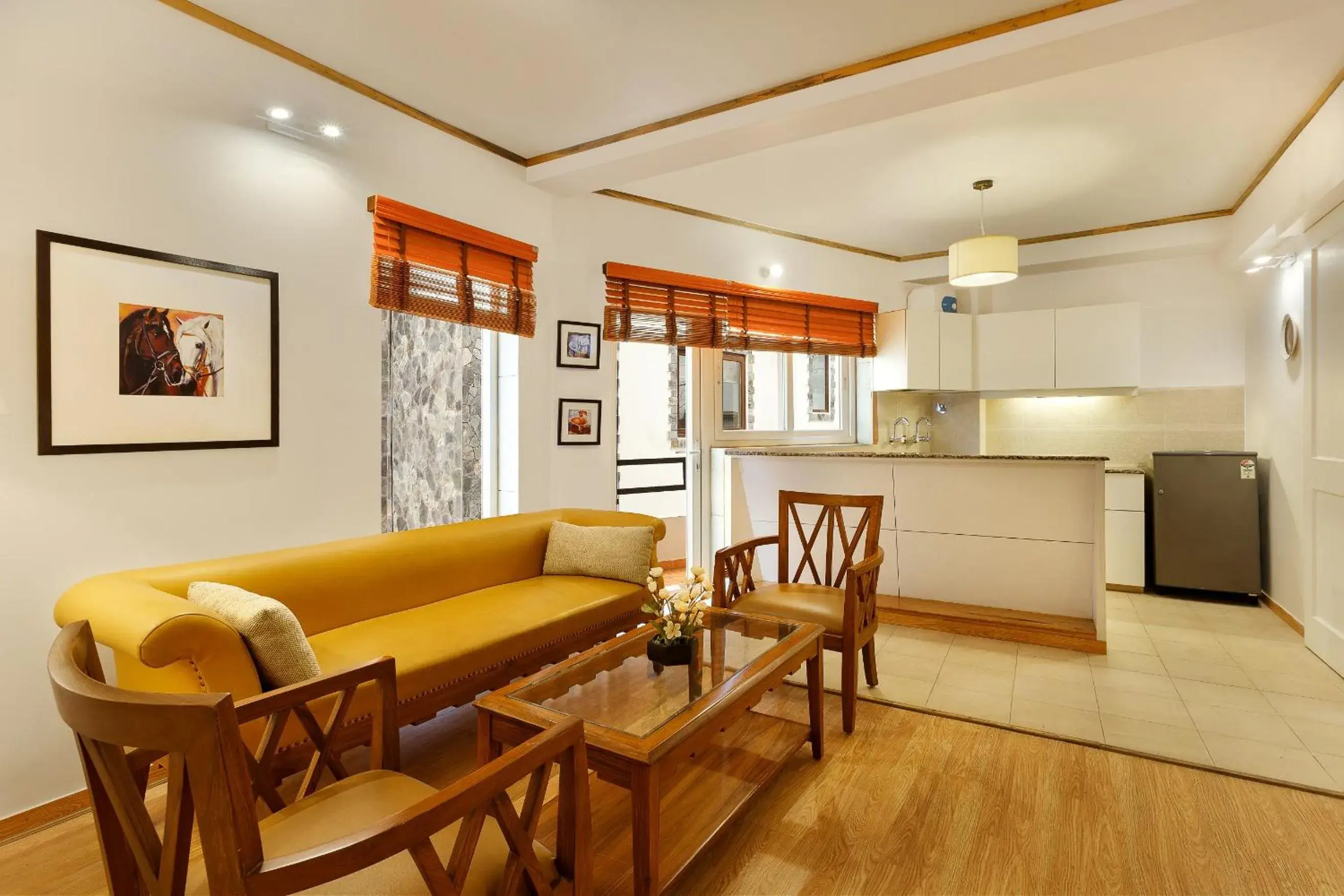 Kitchen or kitchenette, Seating Area in The Pinewood, Nainital by Leisure Hotels