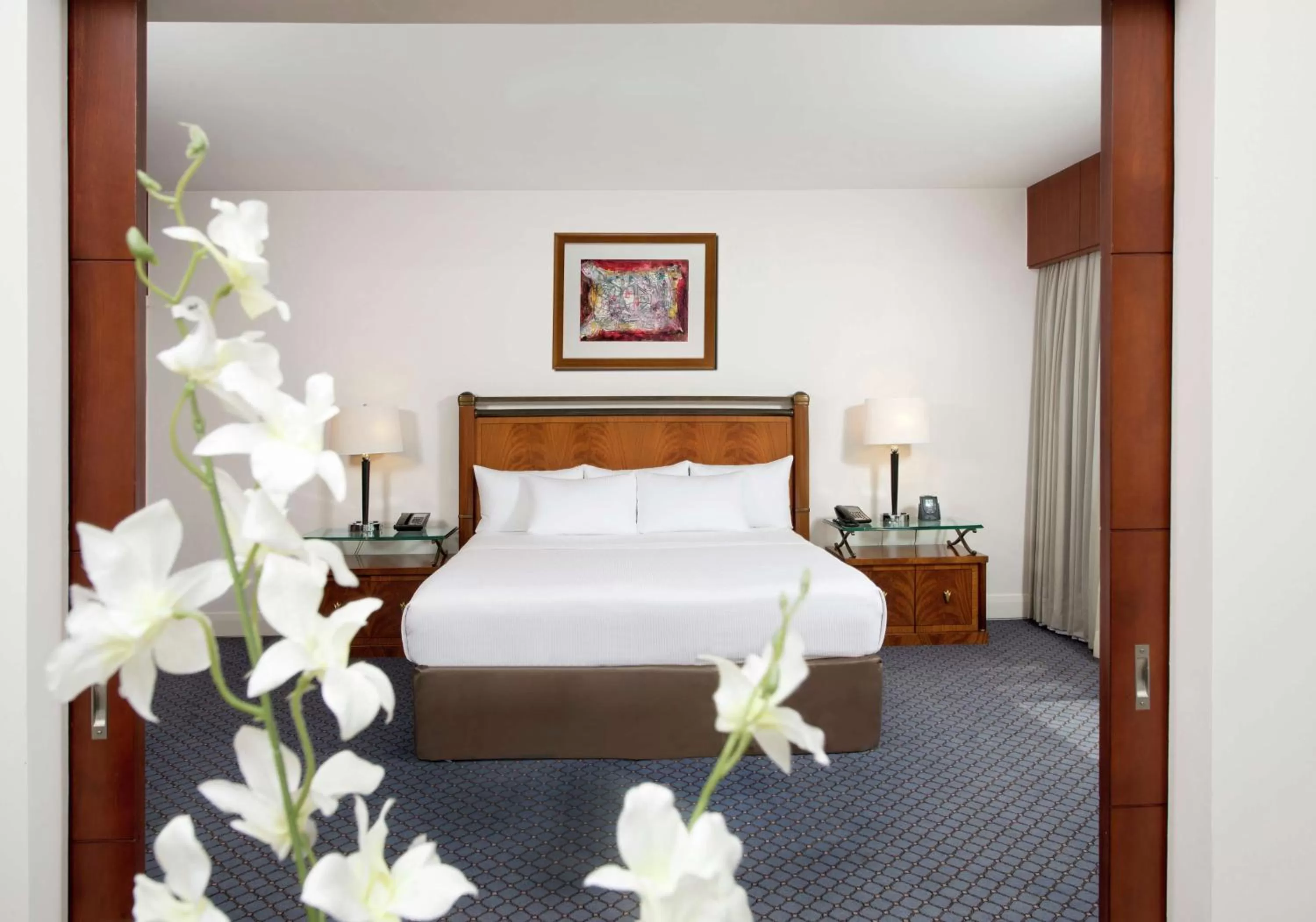 Bed in Hilton Colon Guayaquil Hotel