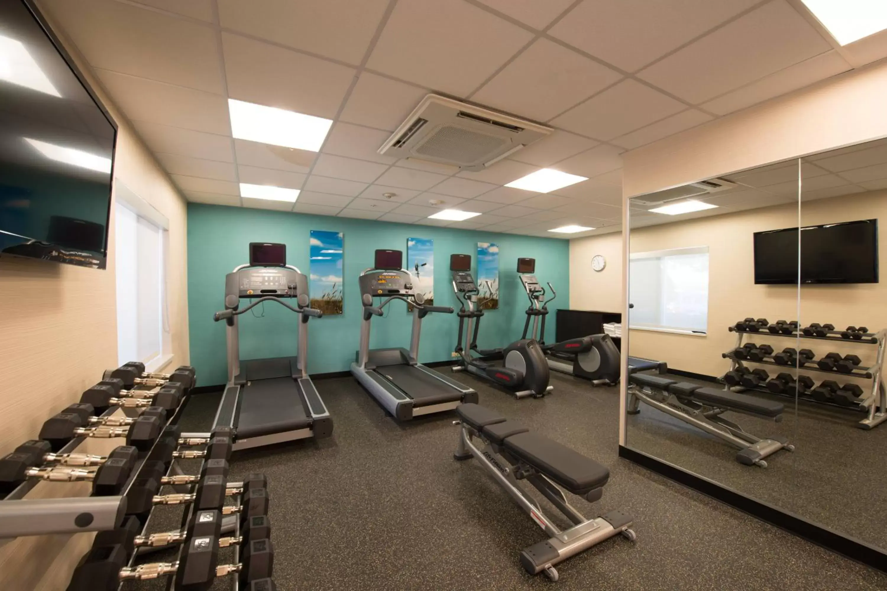 Fitness centre/facilities, Fitness Center/Facilities in Fairfield Inn & Suites Dallas Lewisville