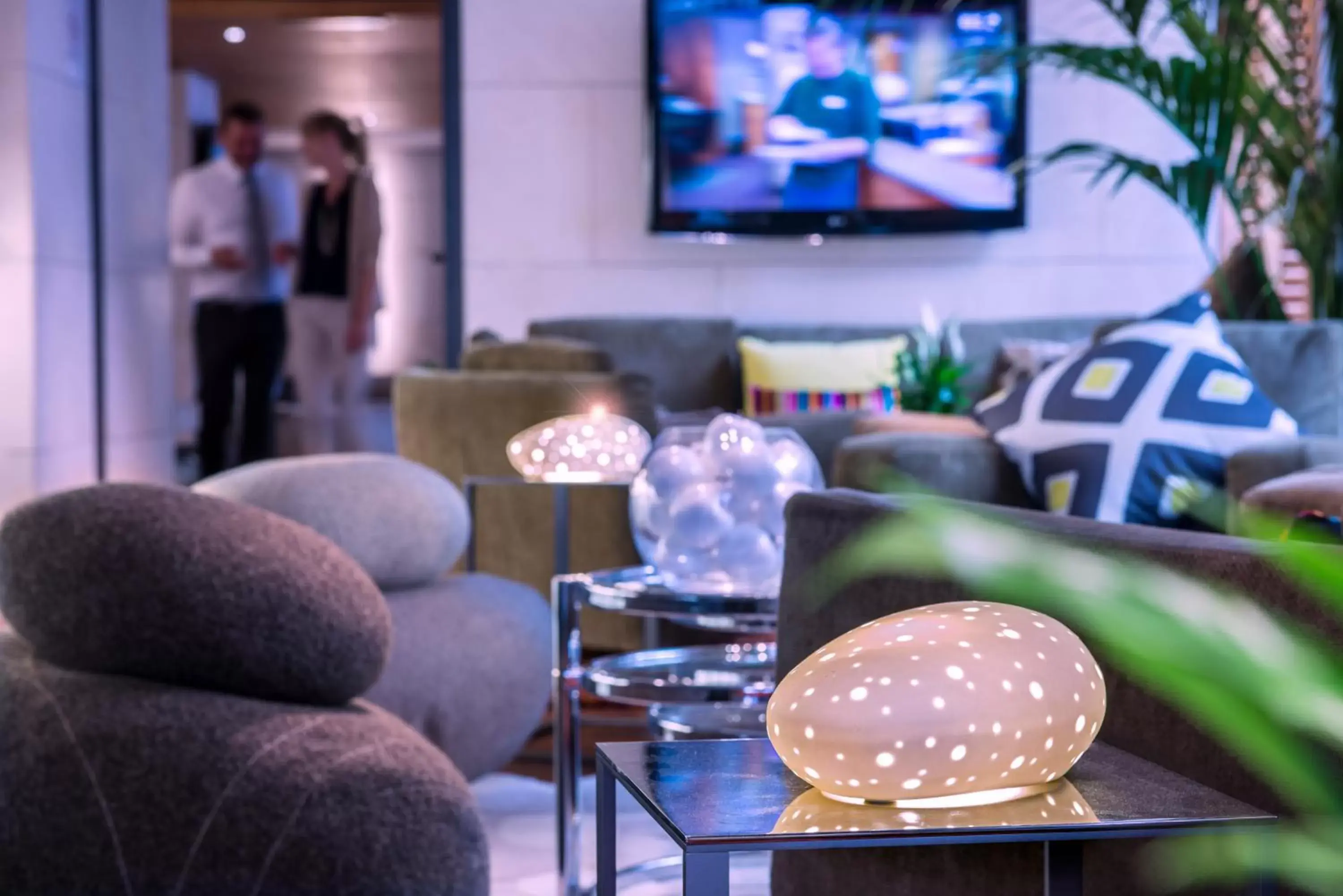 Lounge or bar in Hotel Beau Rivage Lounge or bar in Hotel Beau Rivage