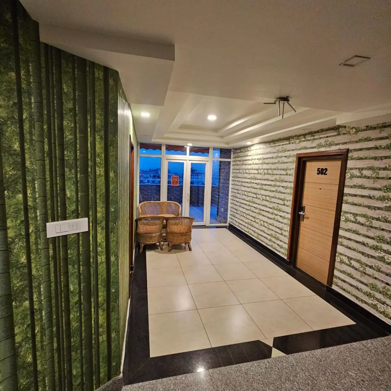 Seating area in Hotel Krishna Kathmandu