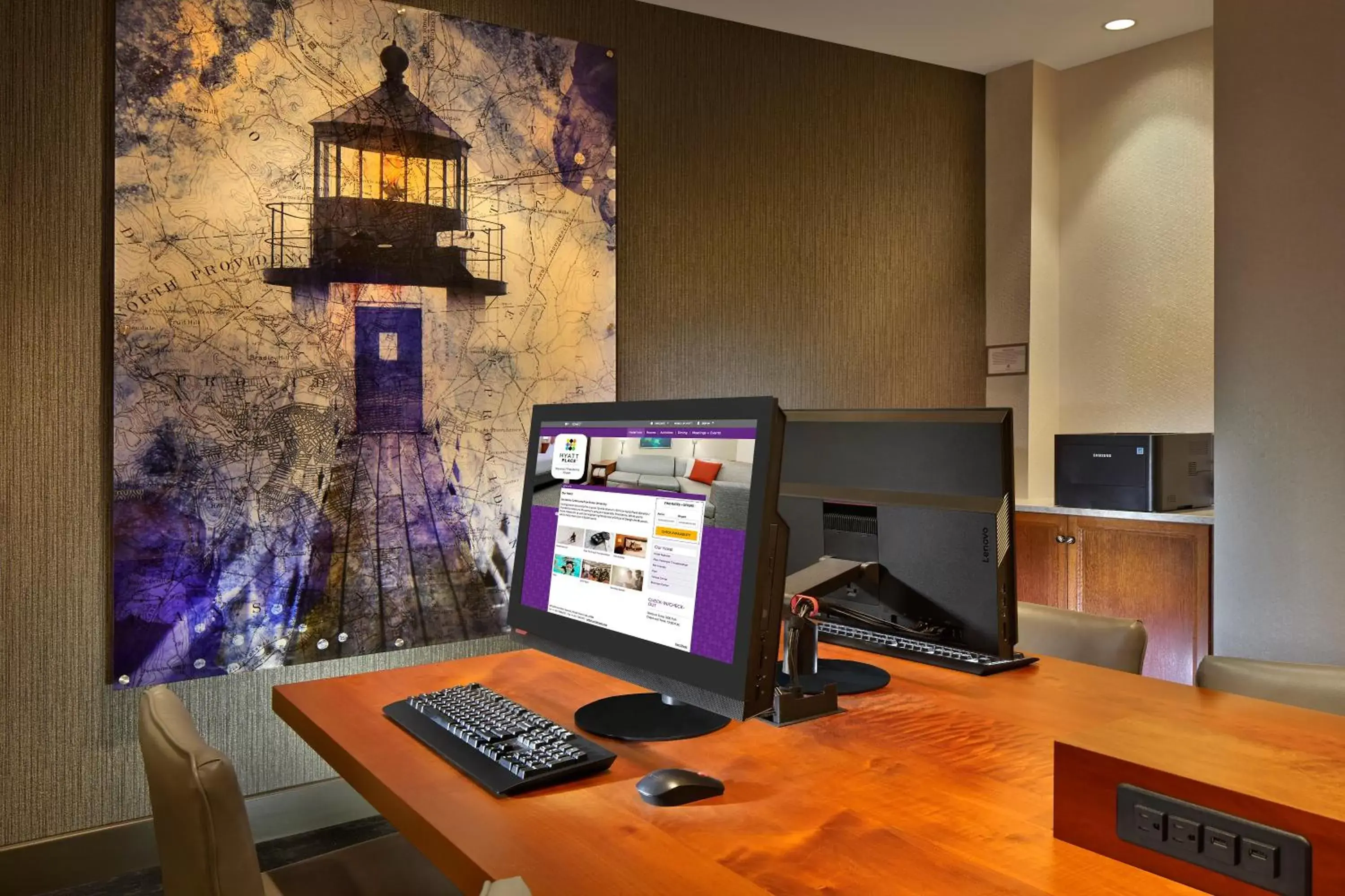 Business facilities, TV/Entertainment Center in Hyatt Place Warwick/Providence Airport