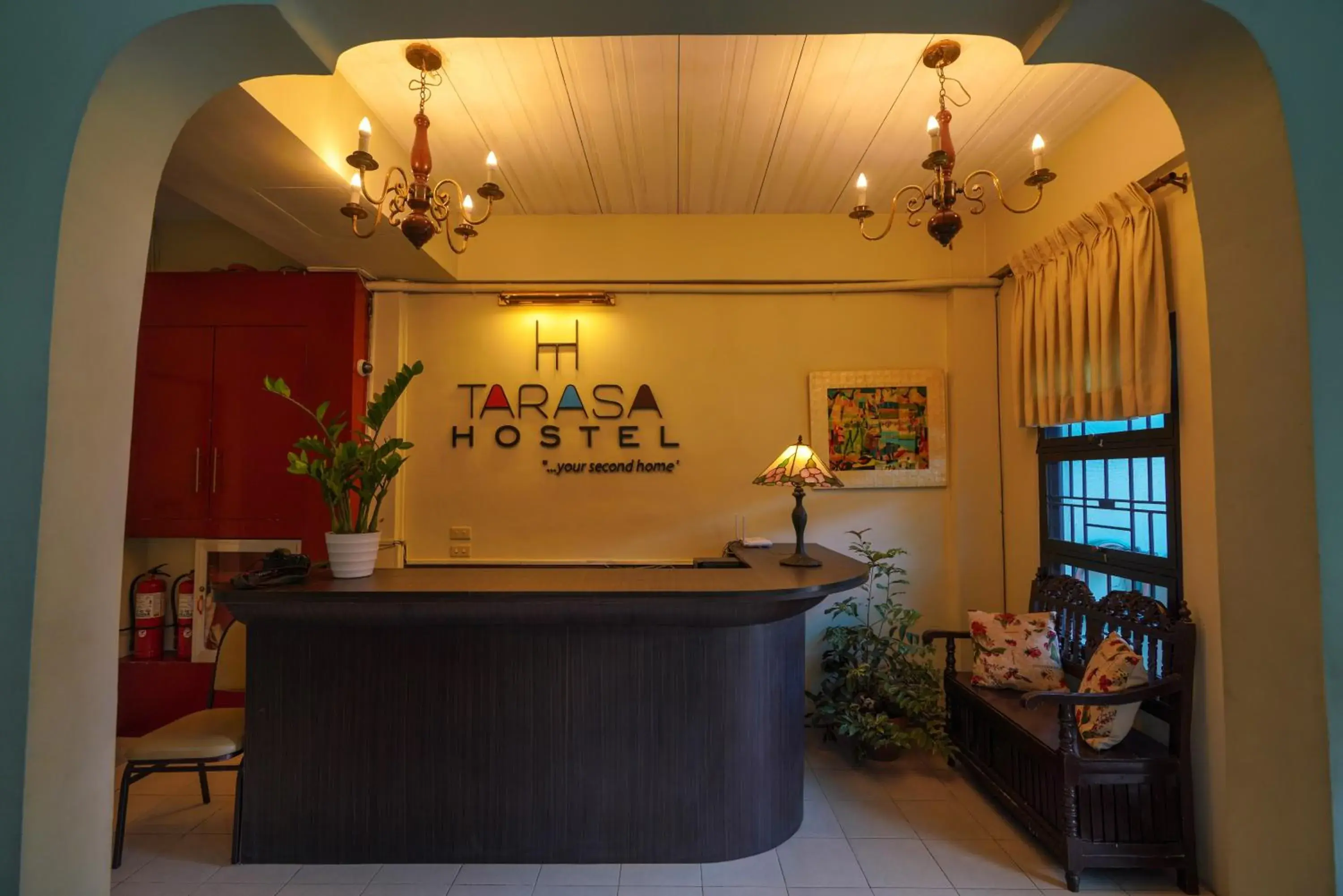 Lobby/Reception in Tarasa Hostel