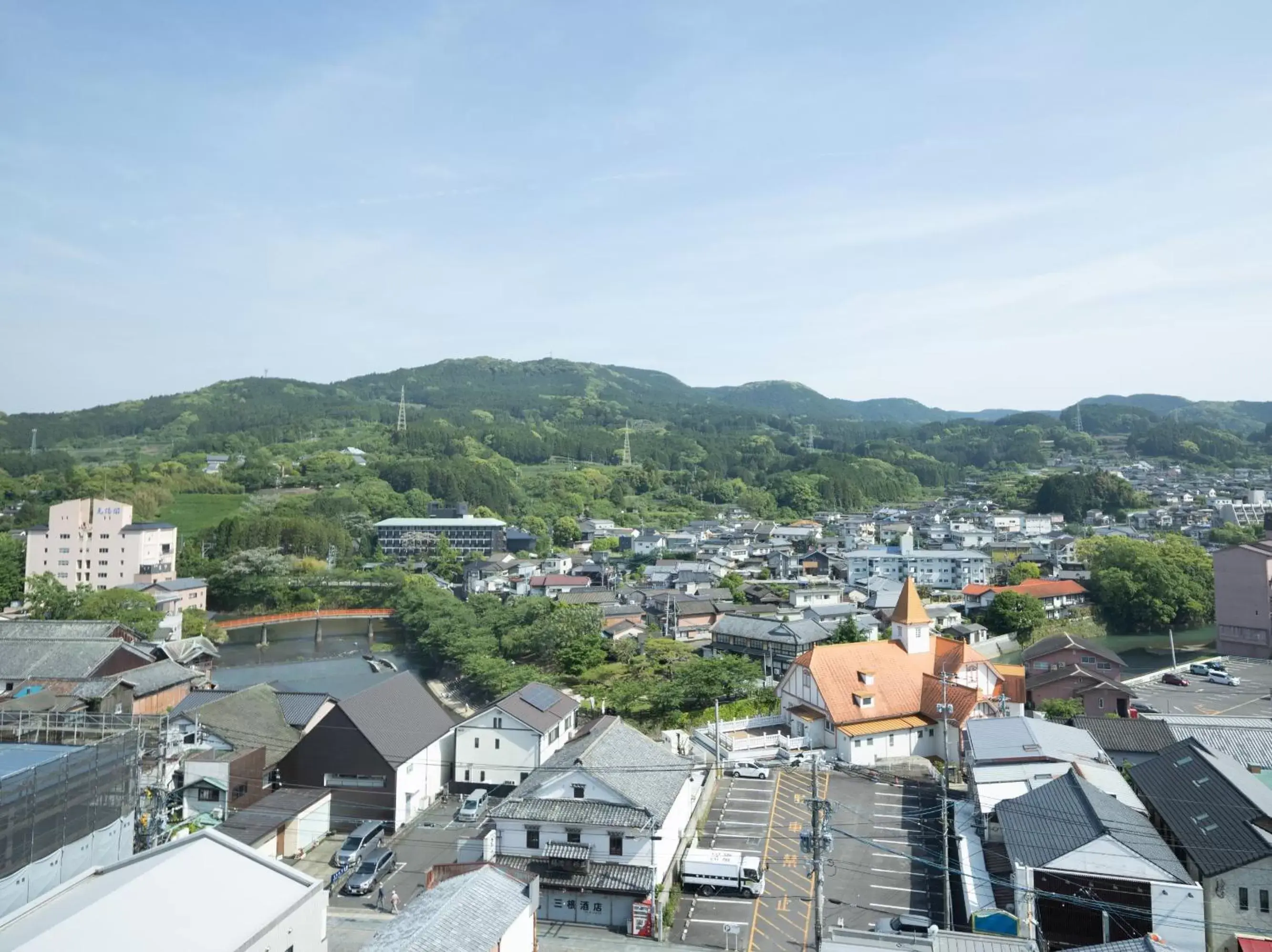 Natural landscape, Bird's-eye View in Hotel Sakura Ureshino