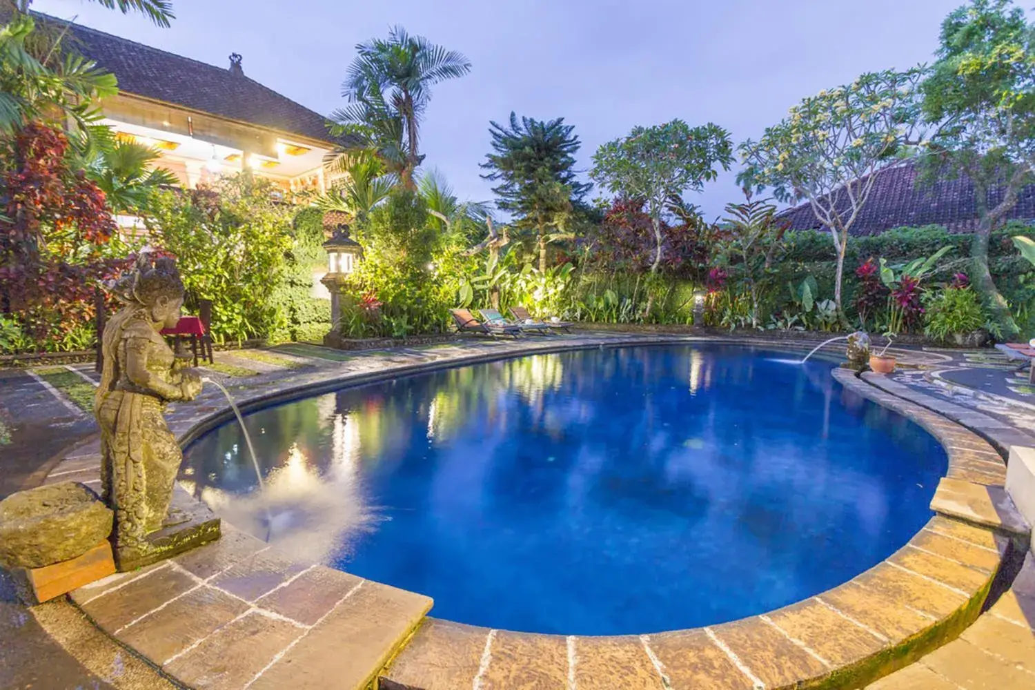 Swimming Pool in Garden View by Purely