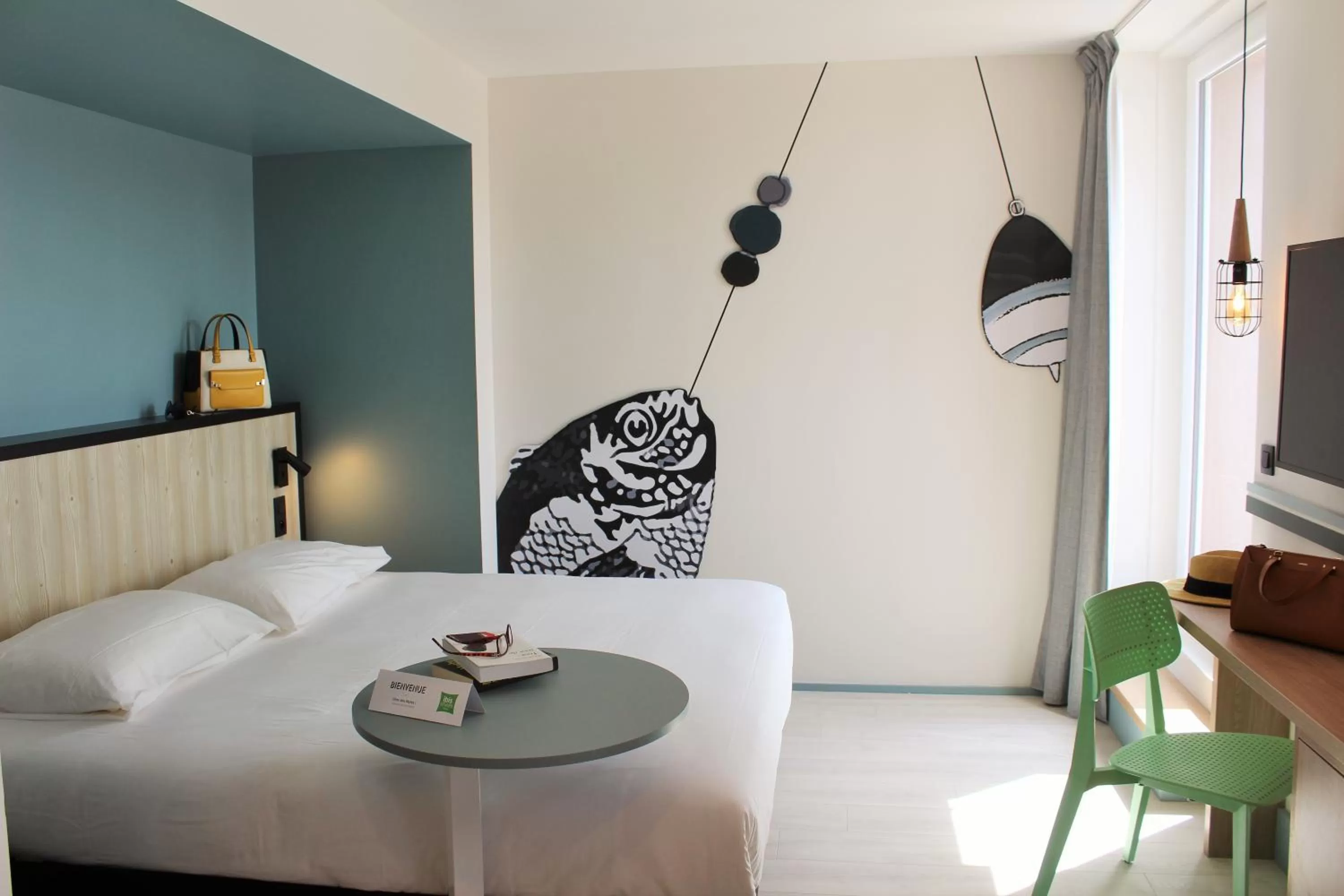 Bed in ibis Styles Arcachon Gujan Mestras