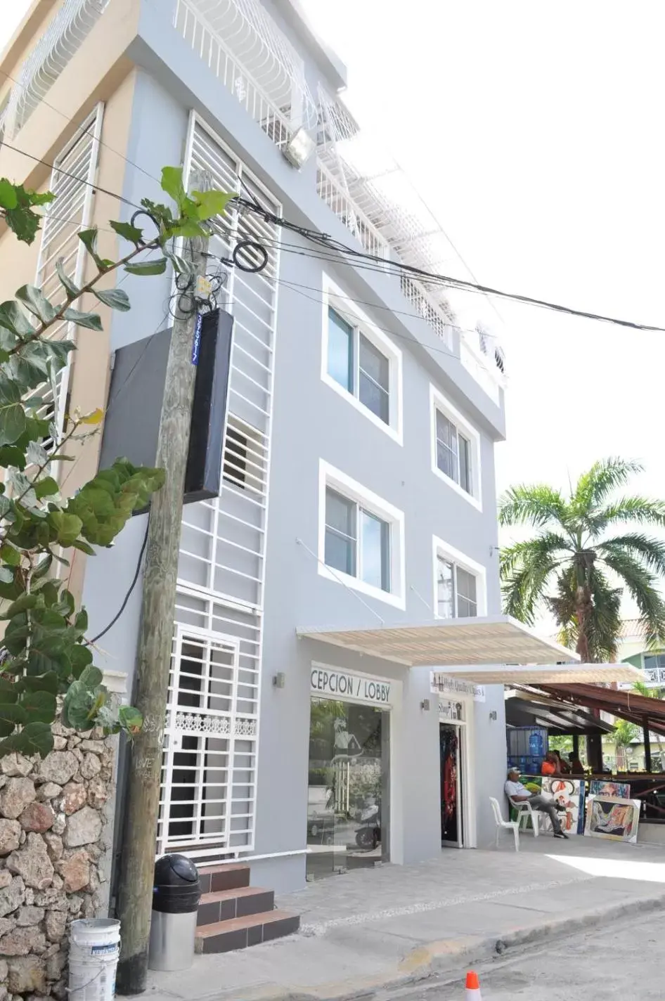 Facade/entrance, Property Building in Karimar Beach Condo Hotel