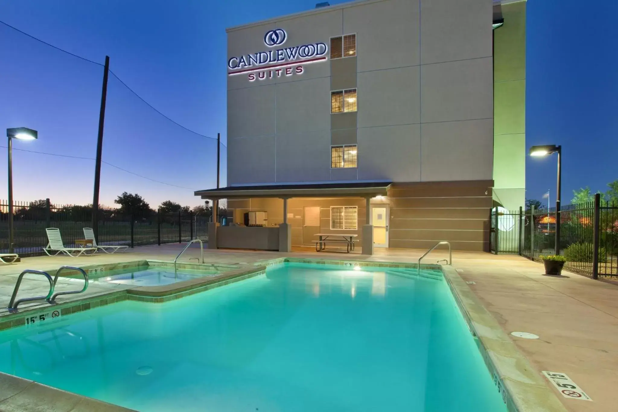 Property building, Swimming Pool in Candlewood Suites Roswell, an IHG Hotel