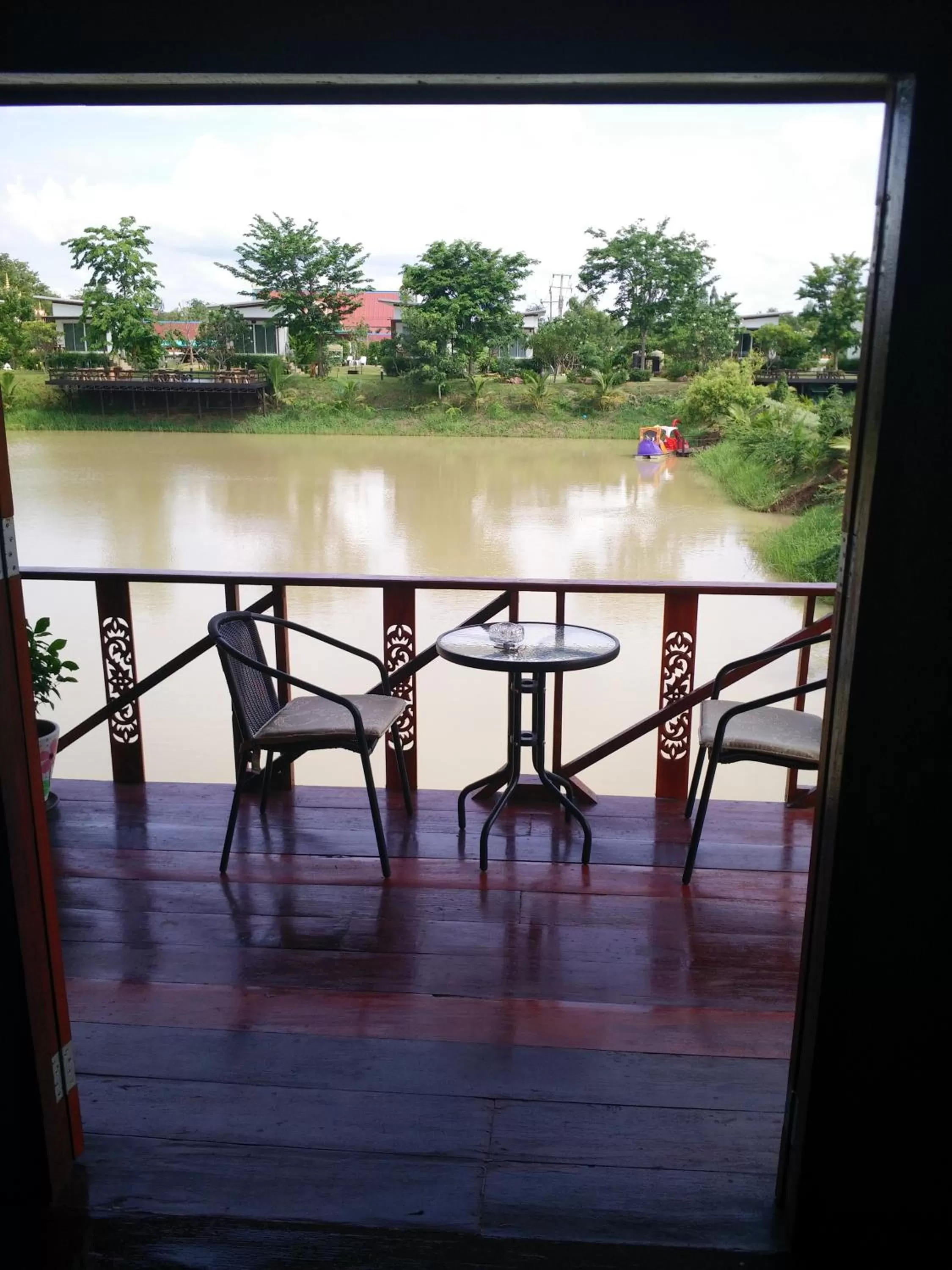 Balcony/Terrace in Baan Suan Thanwalai Khon Kaen