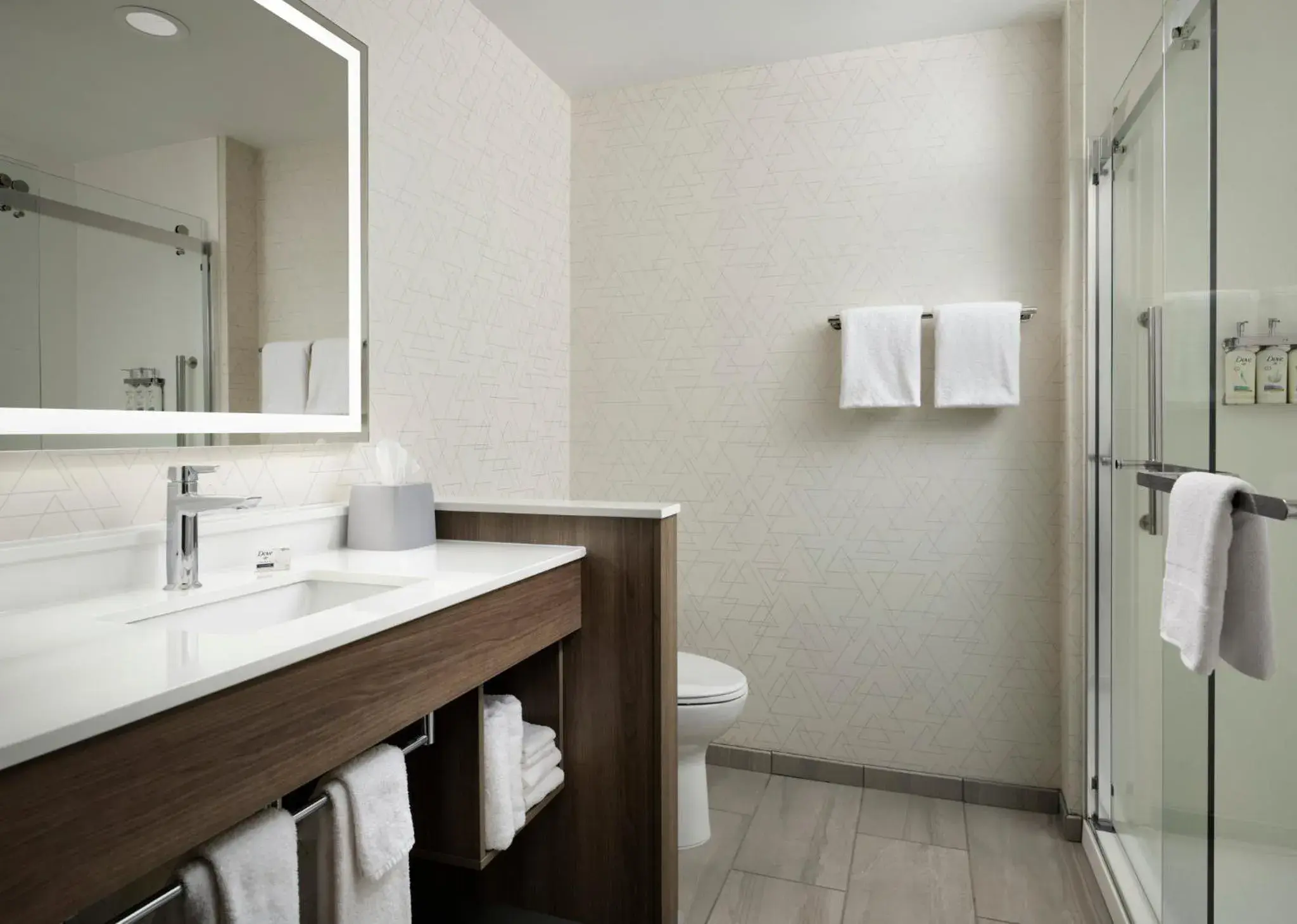 Bathroom in Holiday Inn Express & Suites Lima, an IHG Hotel