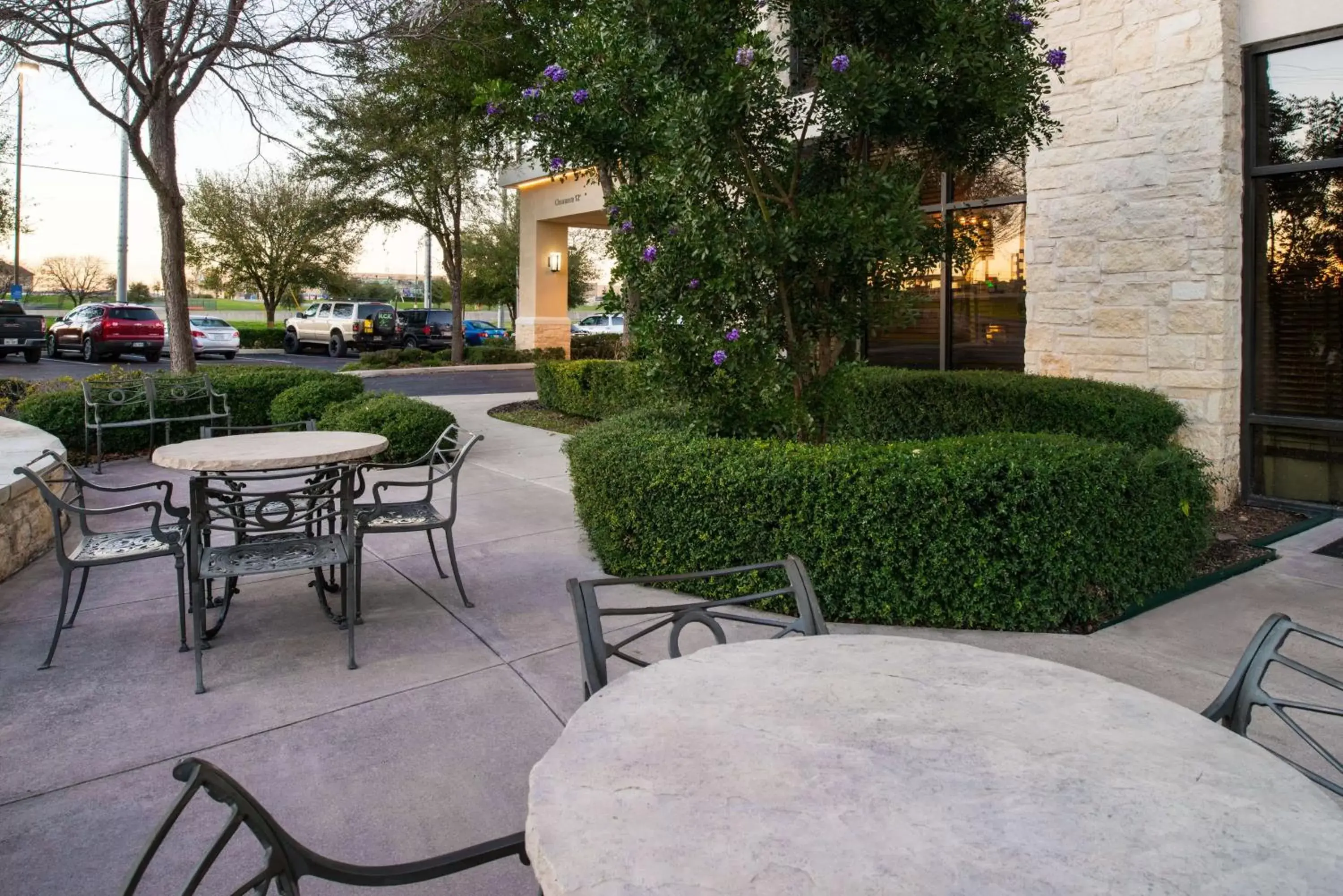 Patio in Hampton Inn and Suites Schertz