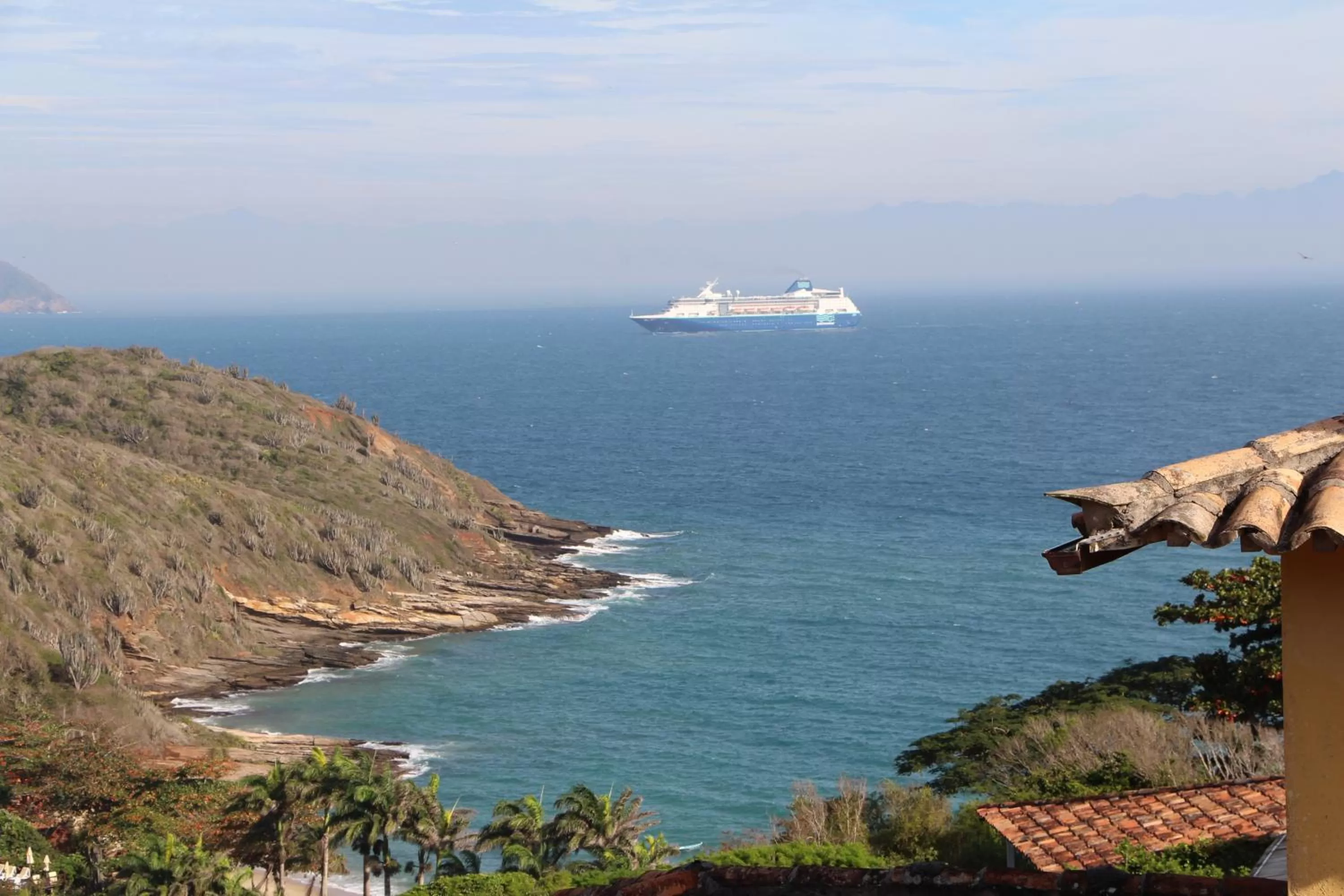 Sea view in Pousada La Dolce Vita