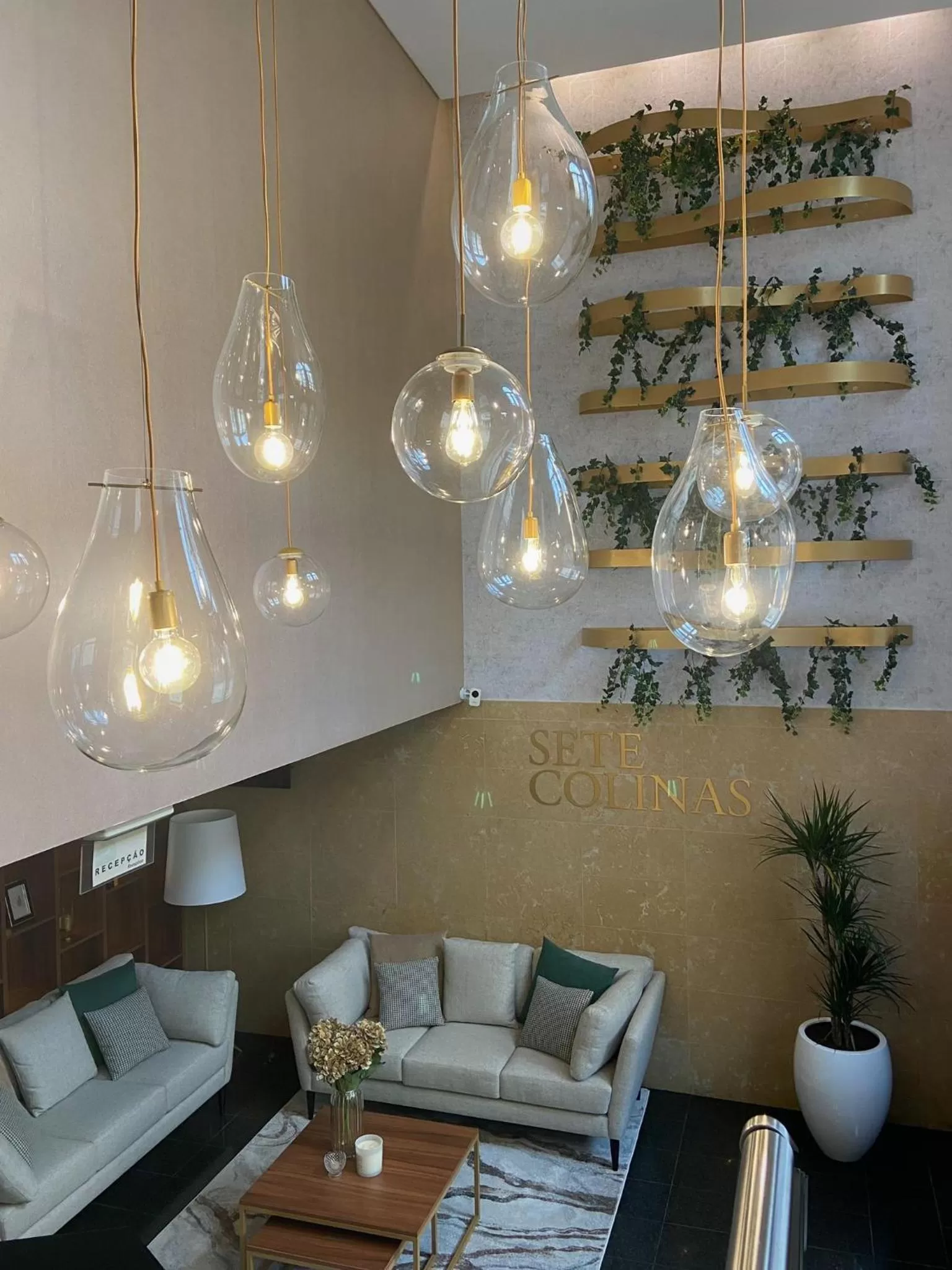 Lobby or reception in Hotel Sete Colinas